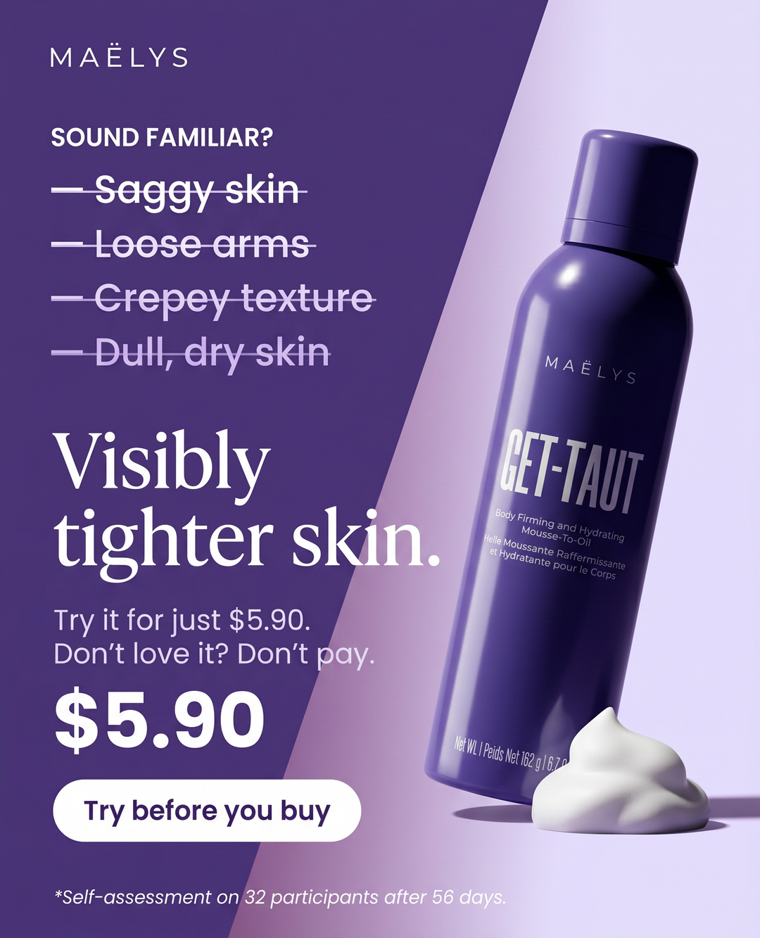 MAËLYS Cosmetics Facebook ad