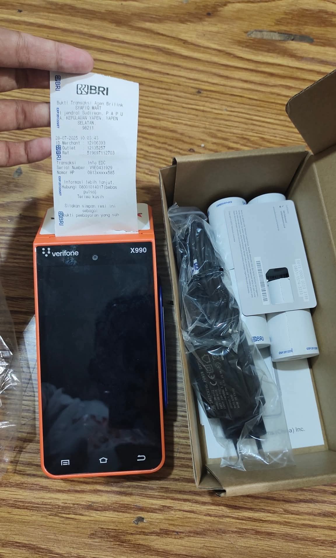 Brilink Indonesia Facebook ad: Promo mesin EDC BRI harga Rp.750.000