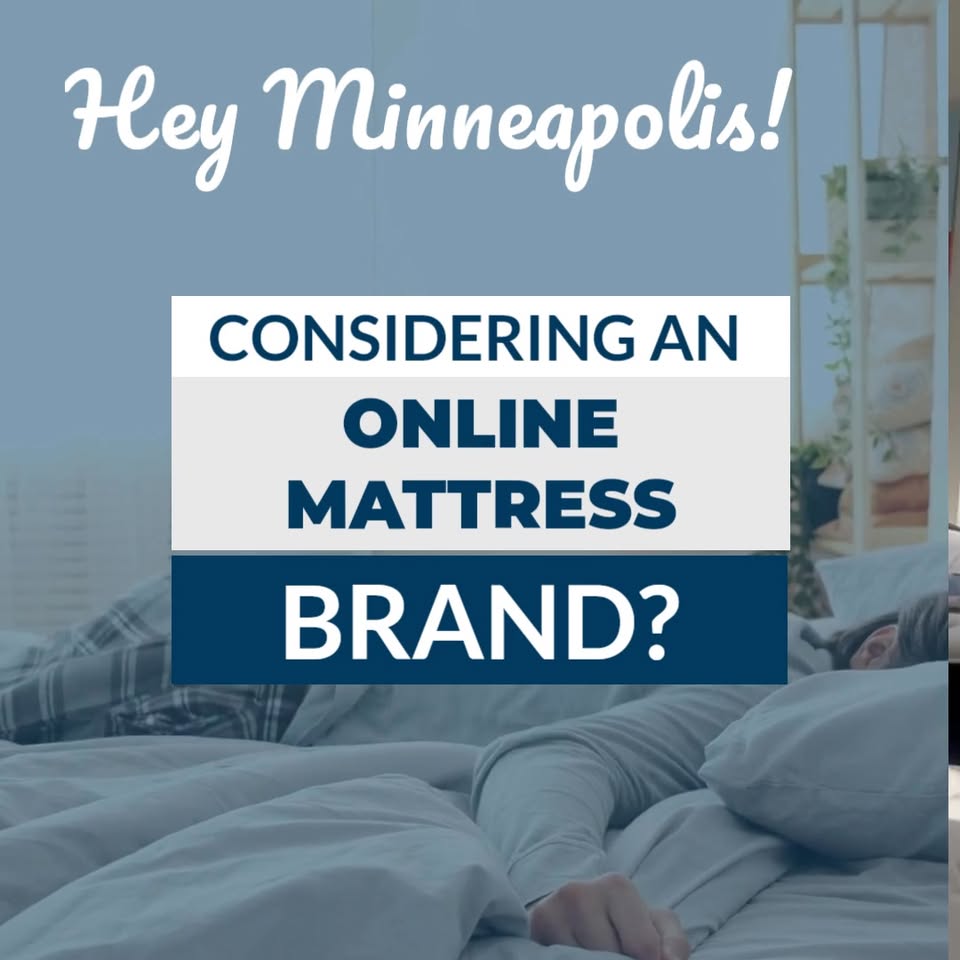Online Mattress Showrooms Facebook ad: The Biggest Online Mattress Showroom in Minnesota
