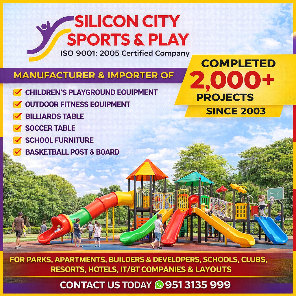 Silicon City Sports and Play Facebook ad: Build safe, durable & high-quality play and sports…