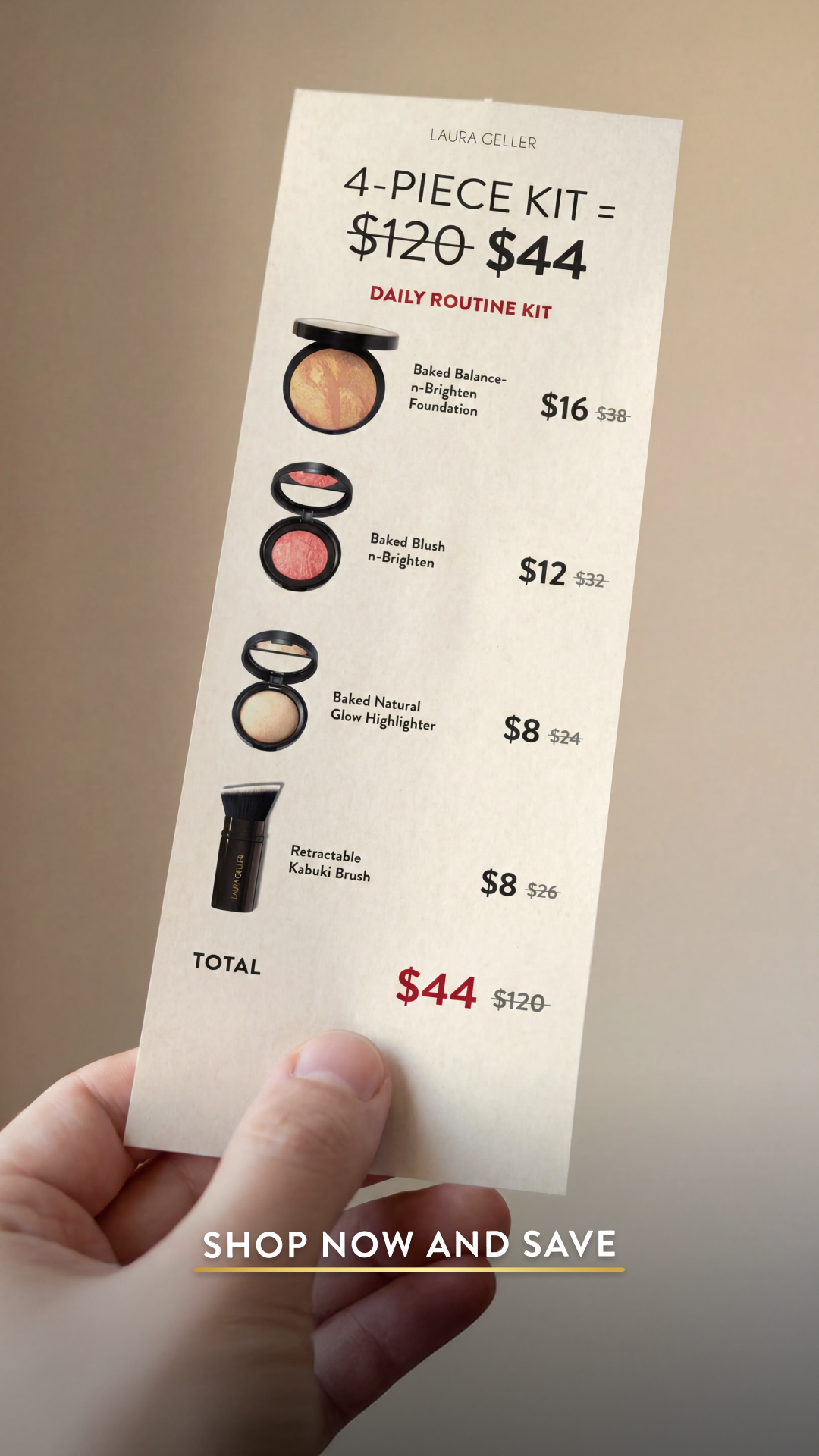 Laura Geller Beauty Facebook ad