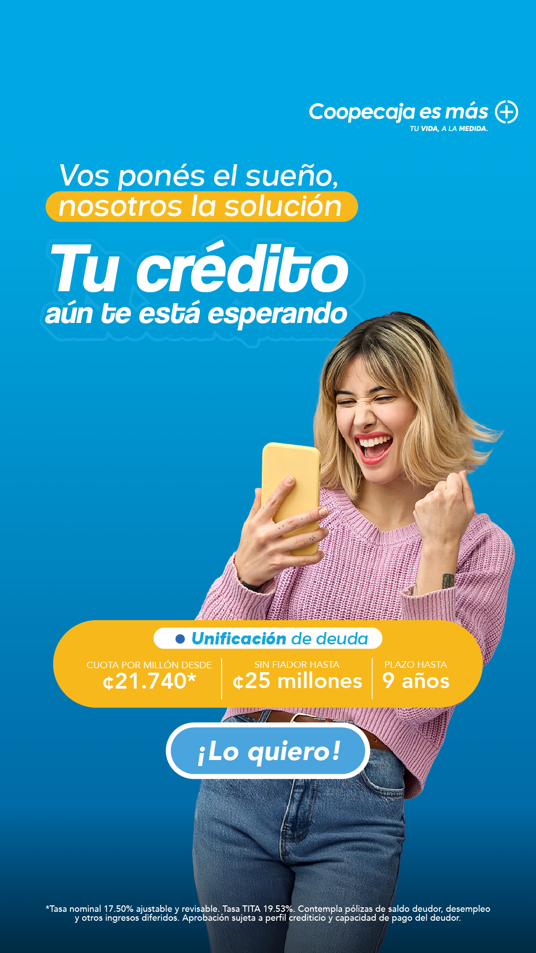 COOPECAJA Facebook ad from Feb 3, 2026