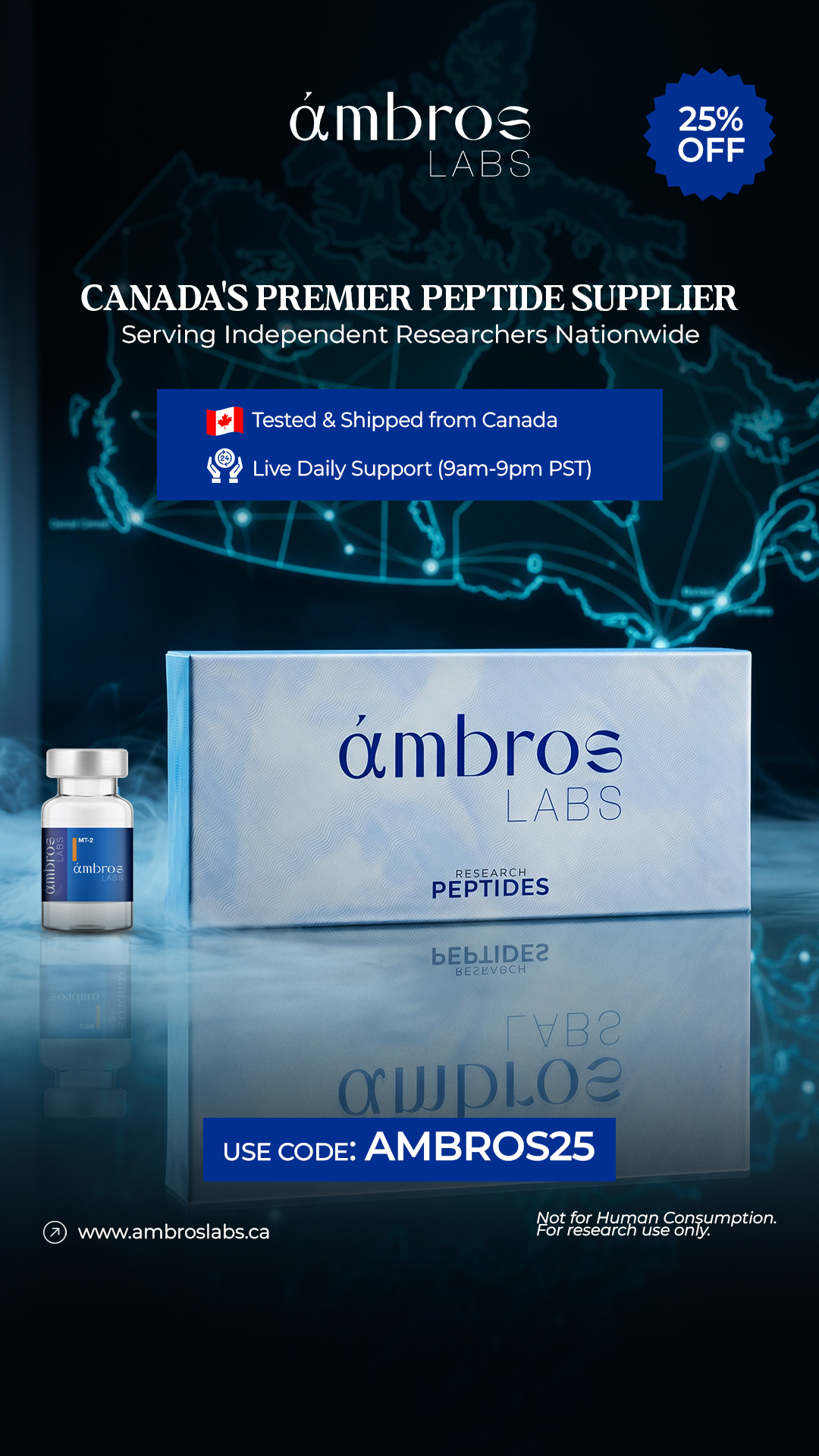 Ambros Labs Facebook ad