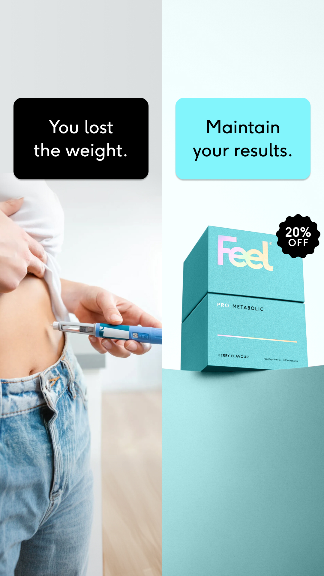 Feel Facebook ad