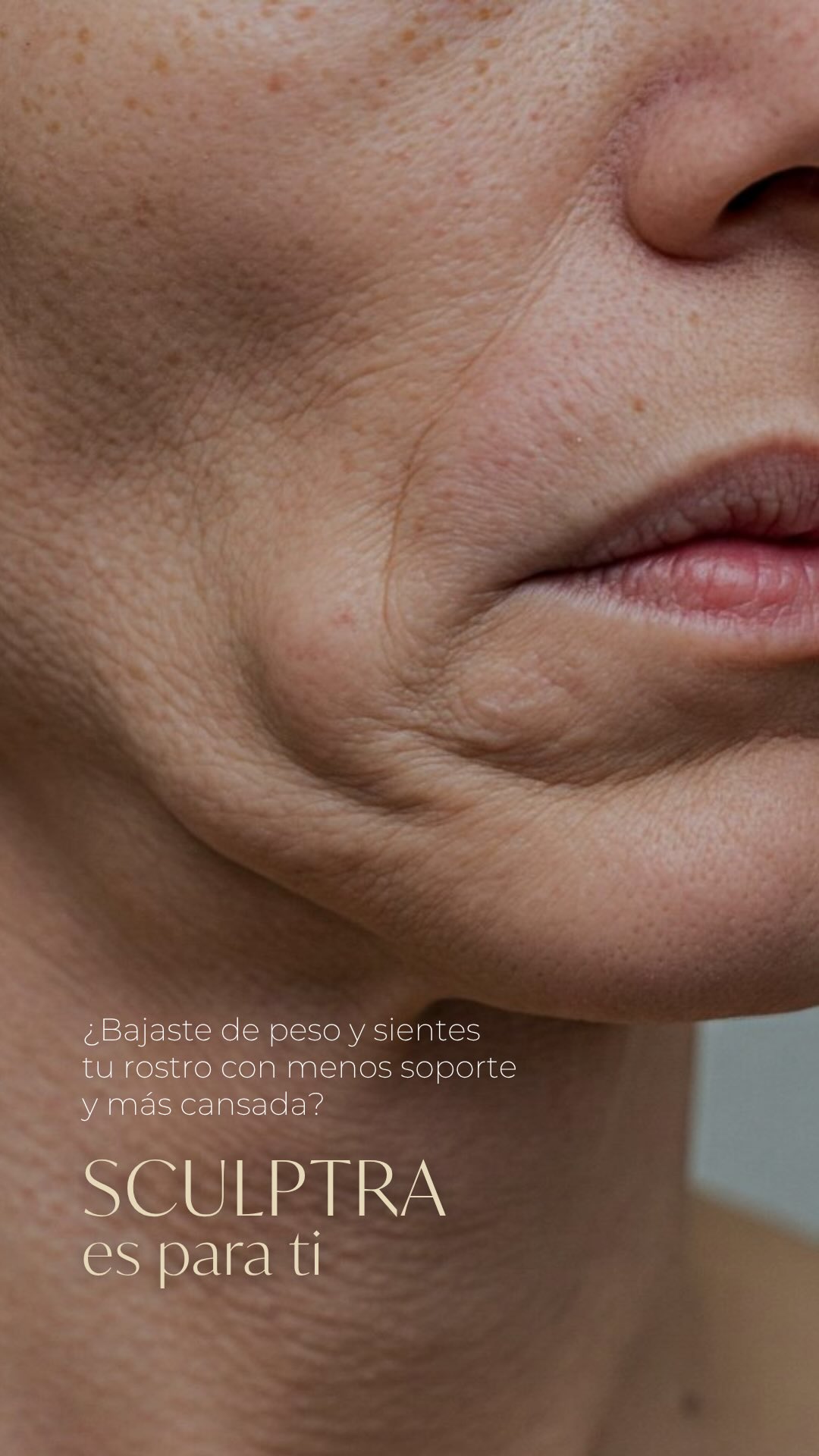 Clinica Be Dharma Facebook ad: Recuperar la Firmeza del Rostro Sin Cirugía con…