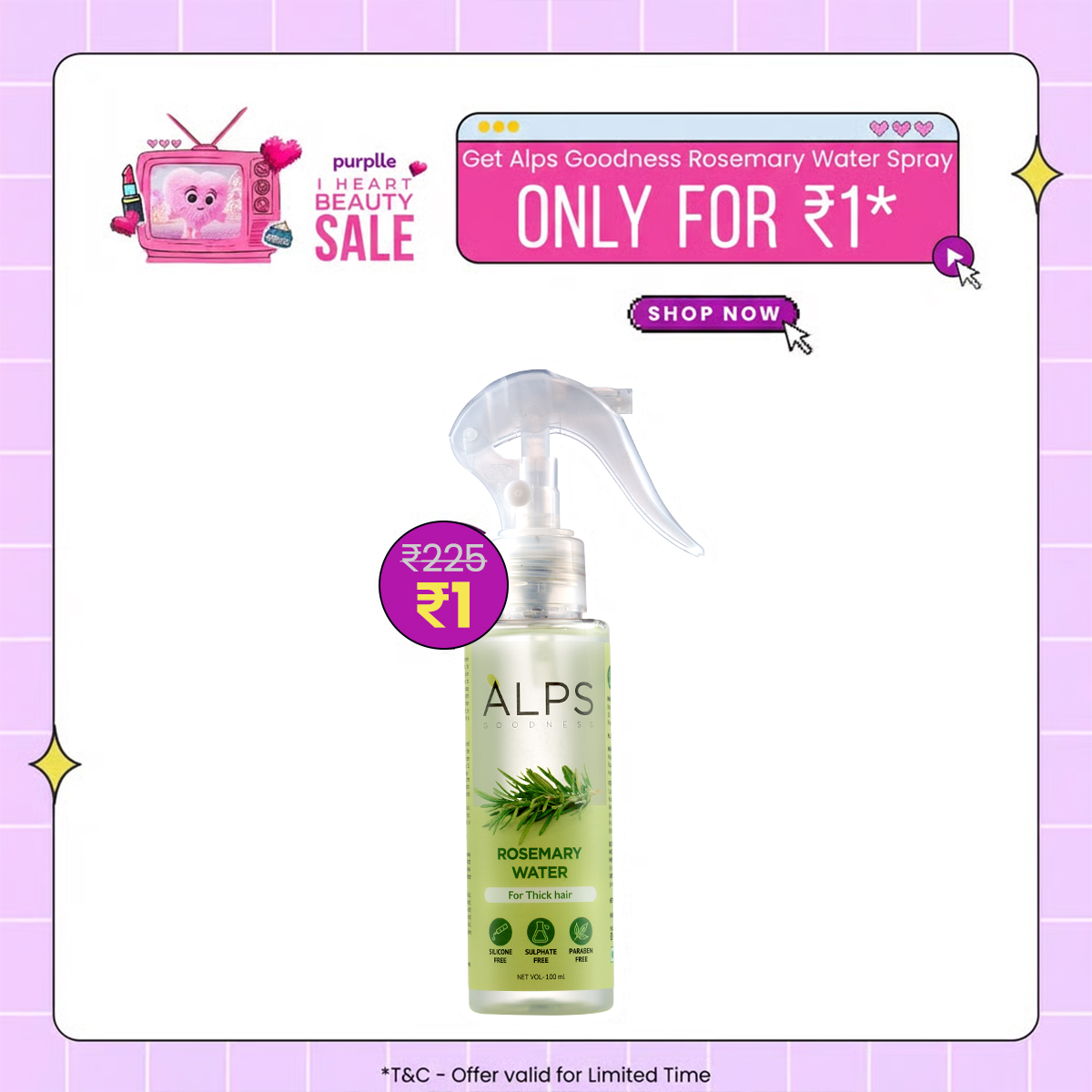 Purplle.com Facebook ad