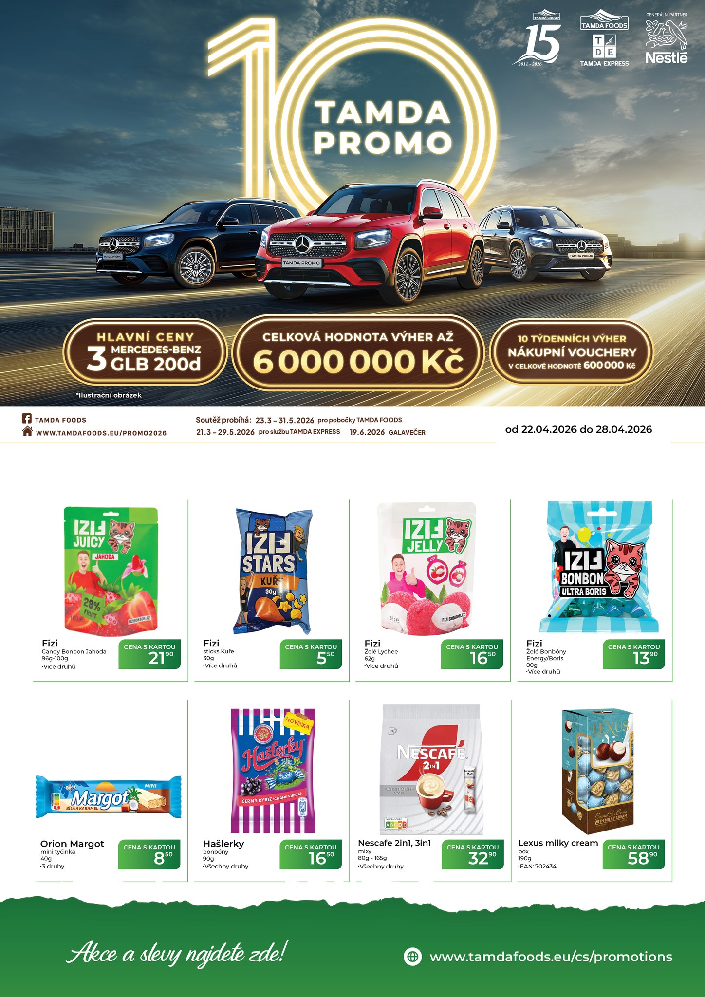 TAMDA FOODS Facebook ad: Objevte skvělé slevy na vaše oblíbené produkty!