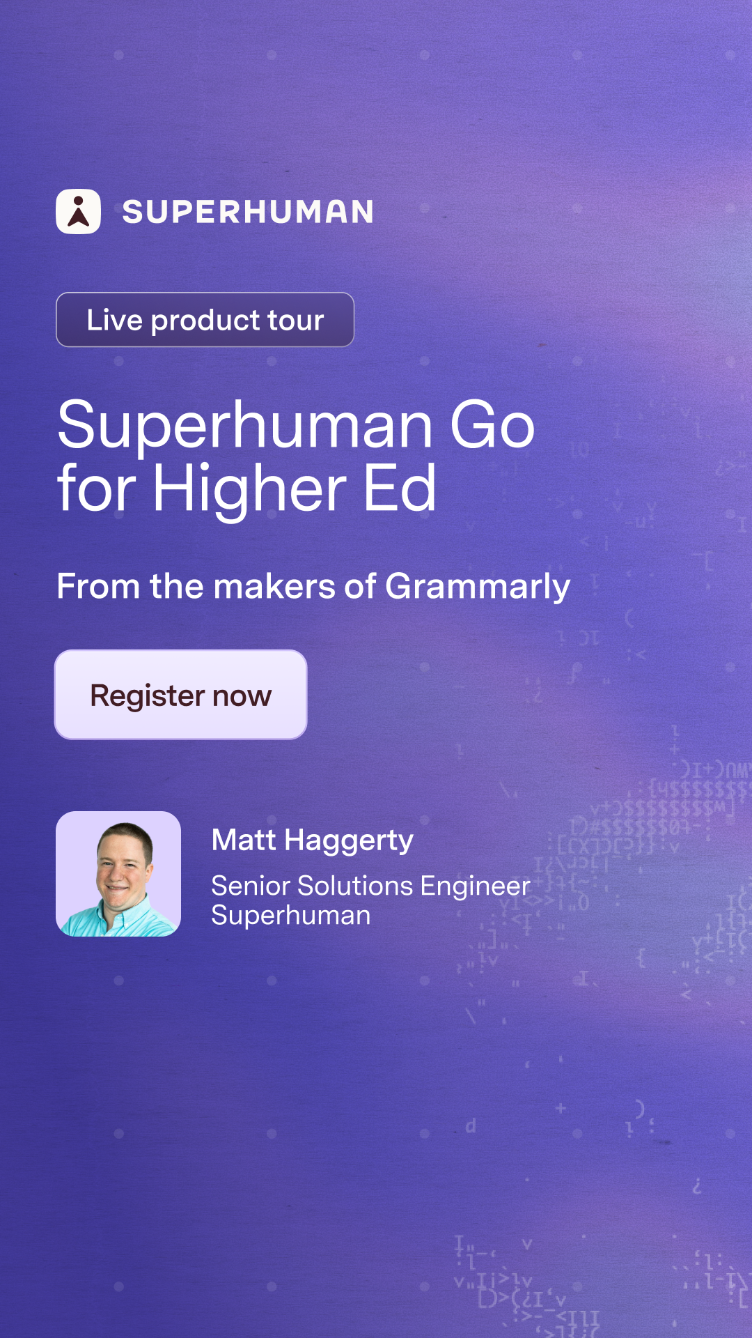 Superhuman Facebook ad