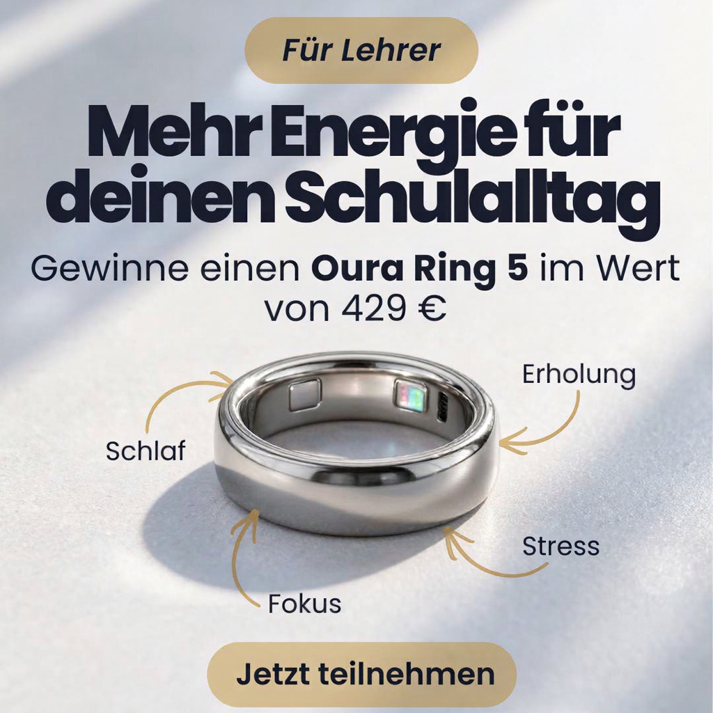 Studentenbuch Facebook ad: Gewinne einen Oura Ring 5
