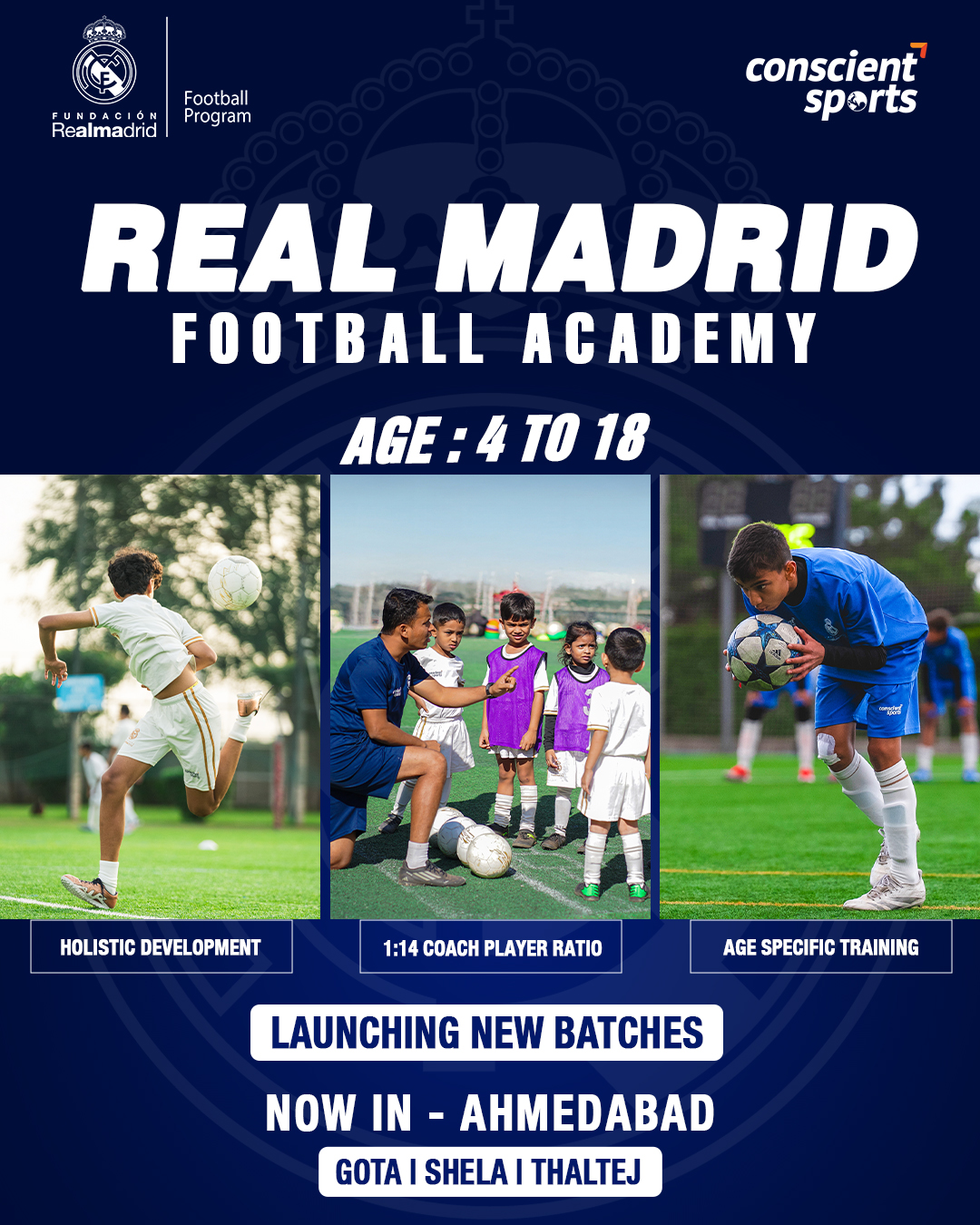 RMF India - Partner Conscient Sports Facebook ad