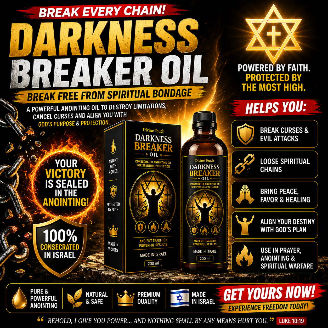 Darkness Breaker Facebook ad from Jul 31, 2026