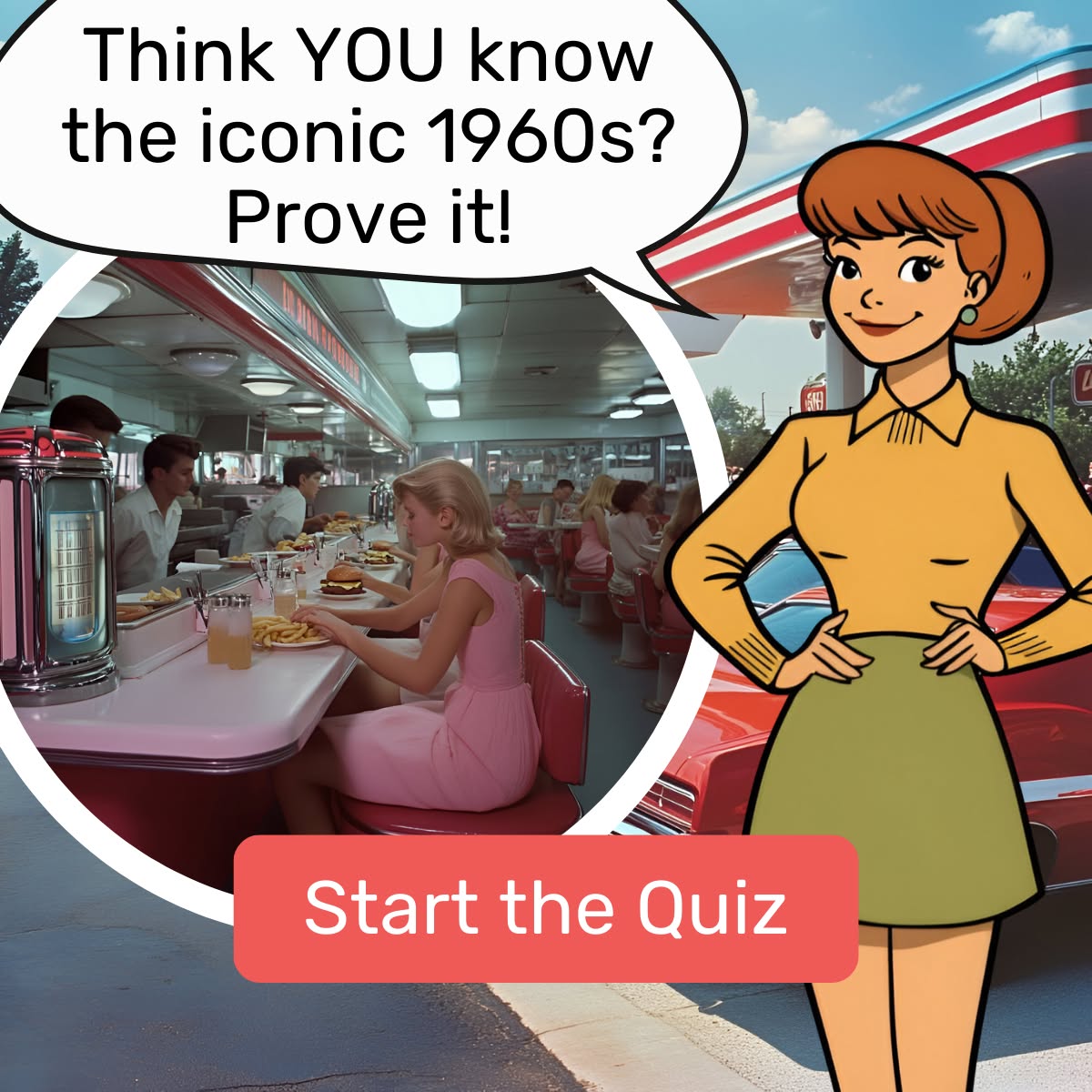 QuizGriz History Facebook ad