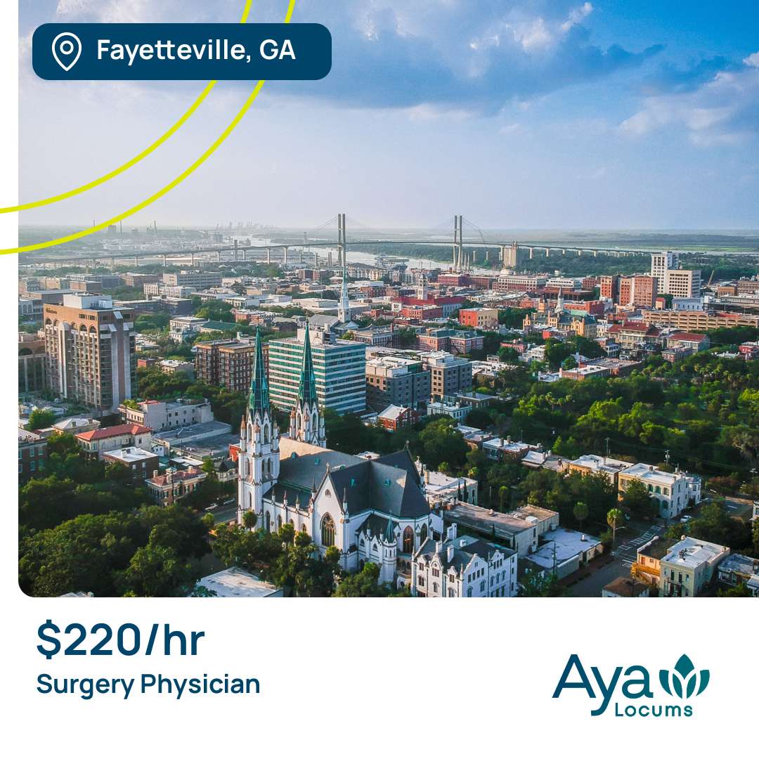 Aya Locums Facebook ad