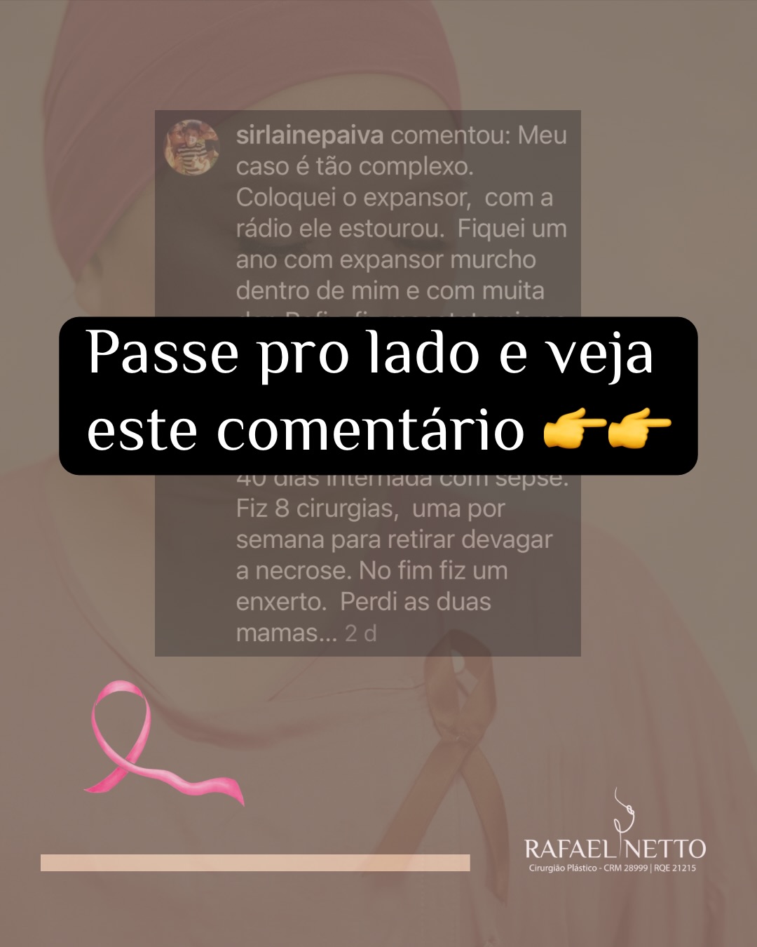 Rafael Netto Facebook ad: Muita gente ainda acredita que a reconstrução mamária…