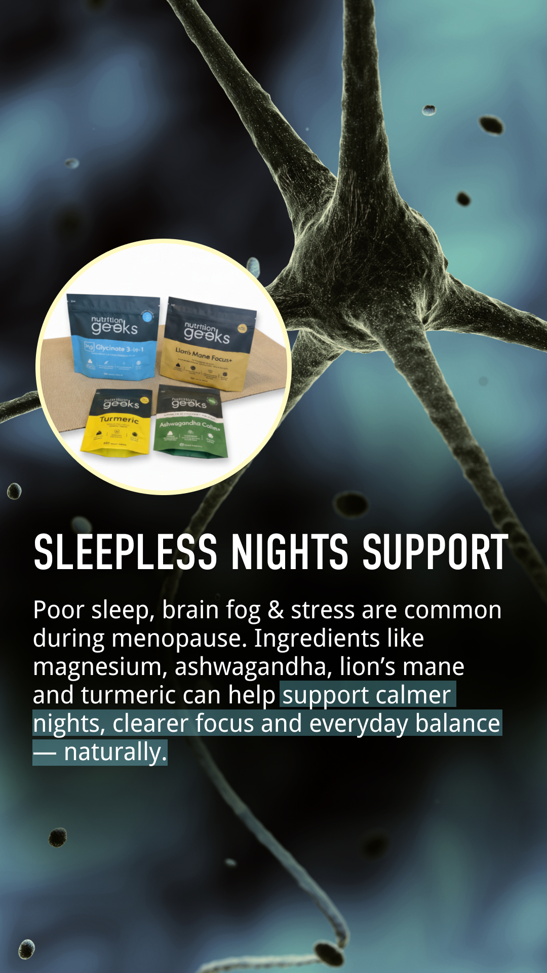 Nutrition Geeks Facebook ad