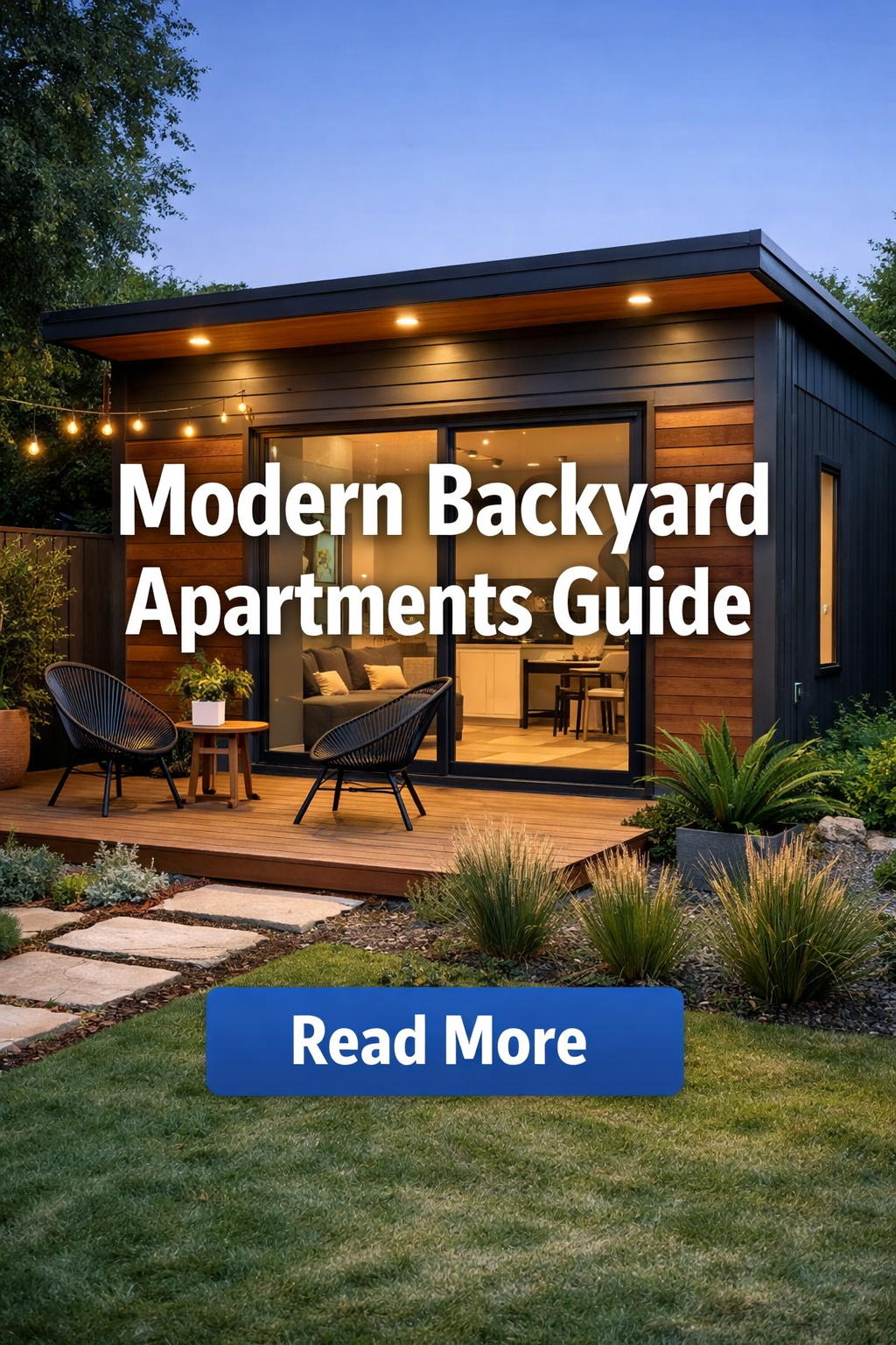 Smart Finds Facebook ad: Modern Backyard Apartments