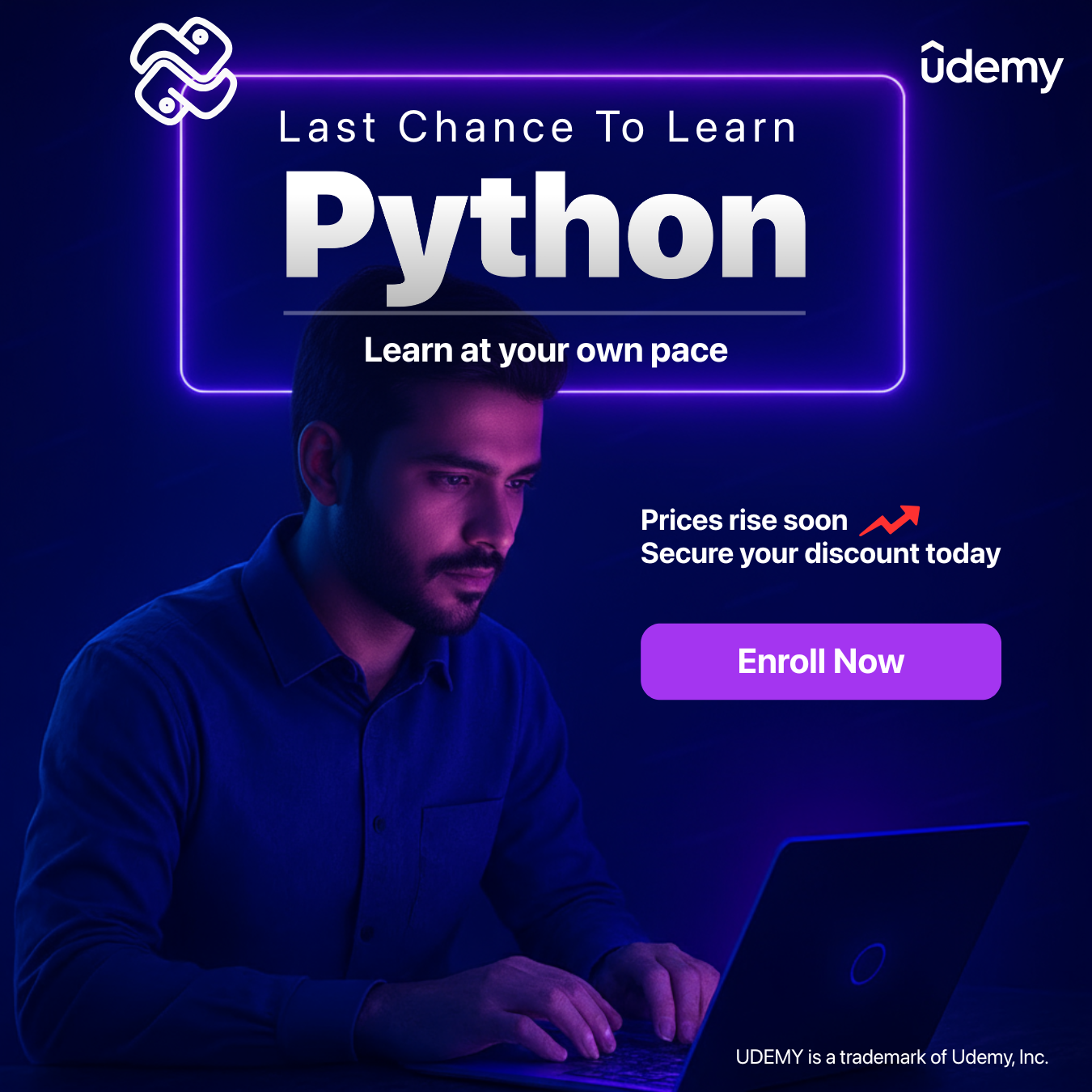 Udemy Facebook ad