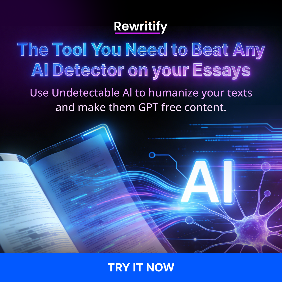 Rewritify Facebook ad