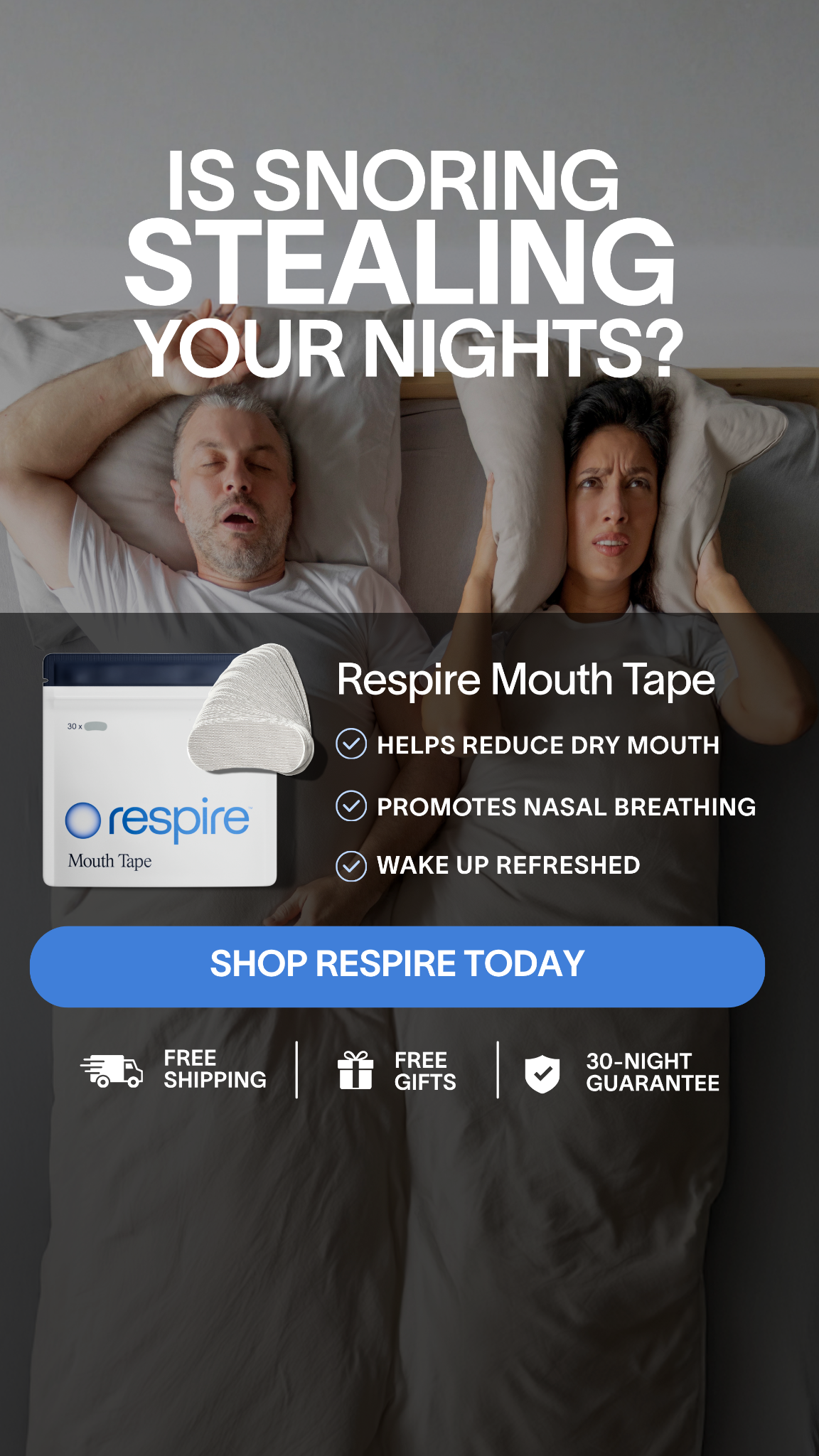 Try Respire Facebook ad