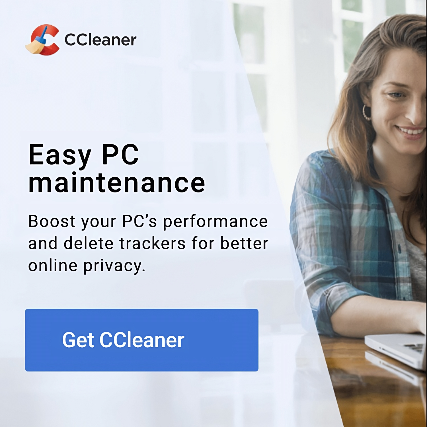 CCleaner PRO Facebook ad: Start your Free Trial NOW