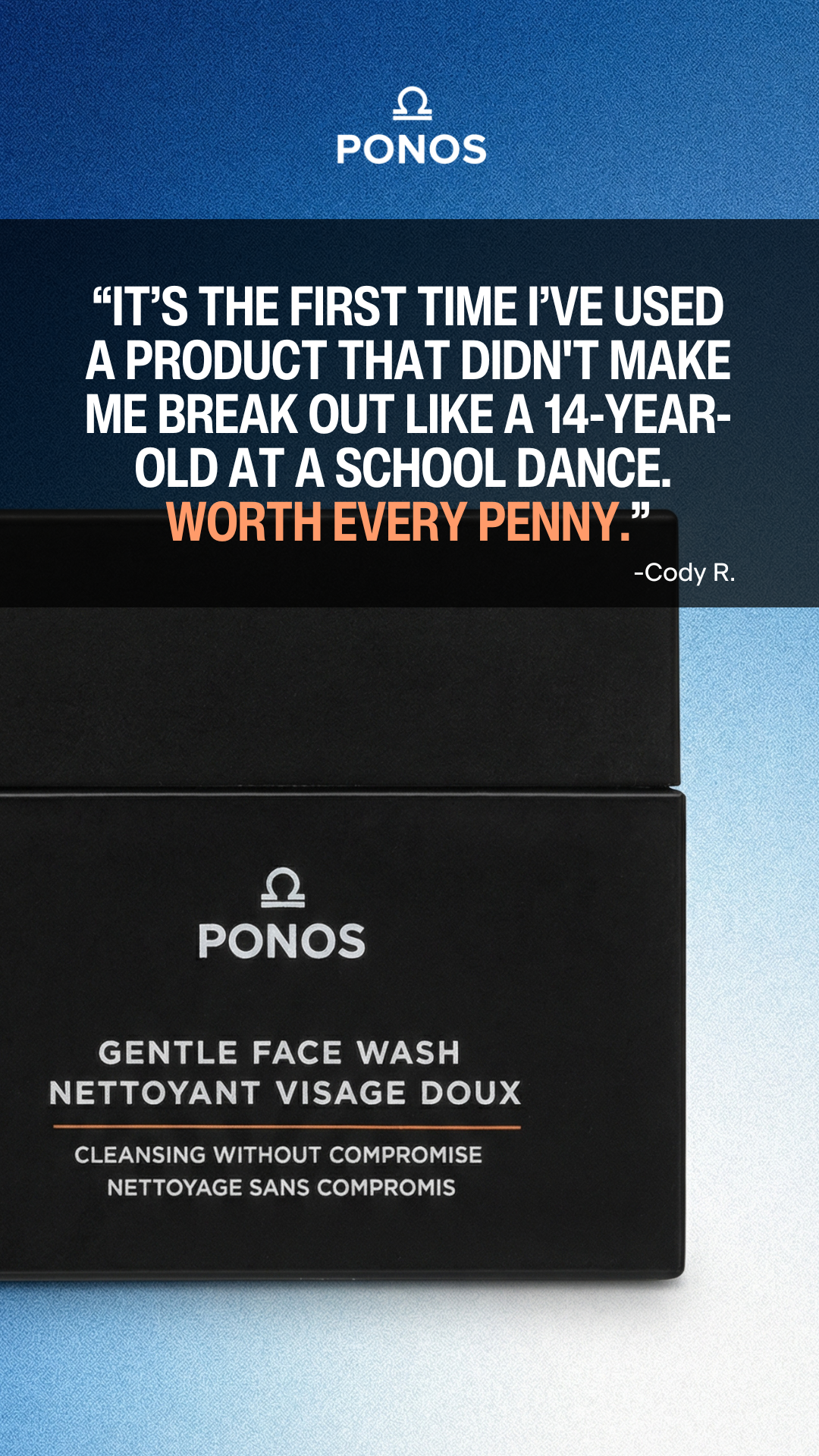 PONOS Facebook ad from Aug 3, 2026