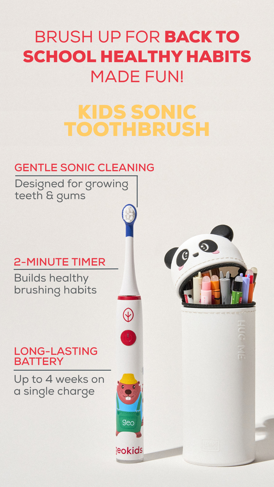Georganics Facebook ad: Healthy habits made fun
