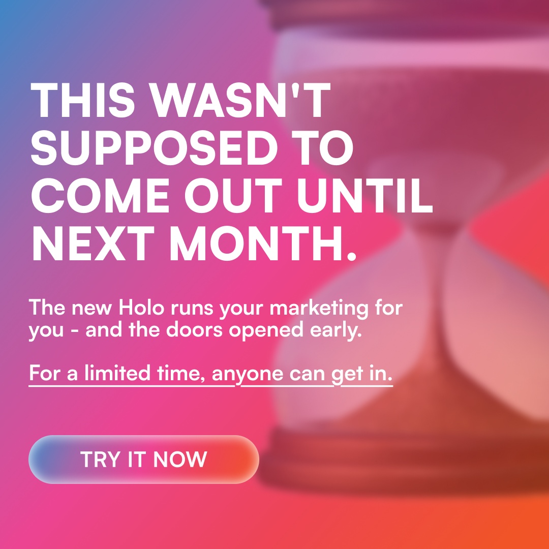 Holo Facebook ad