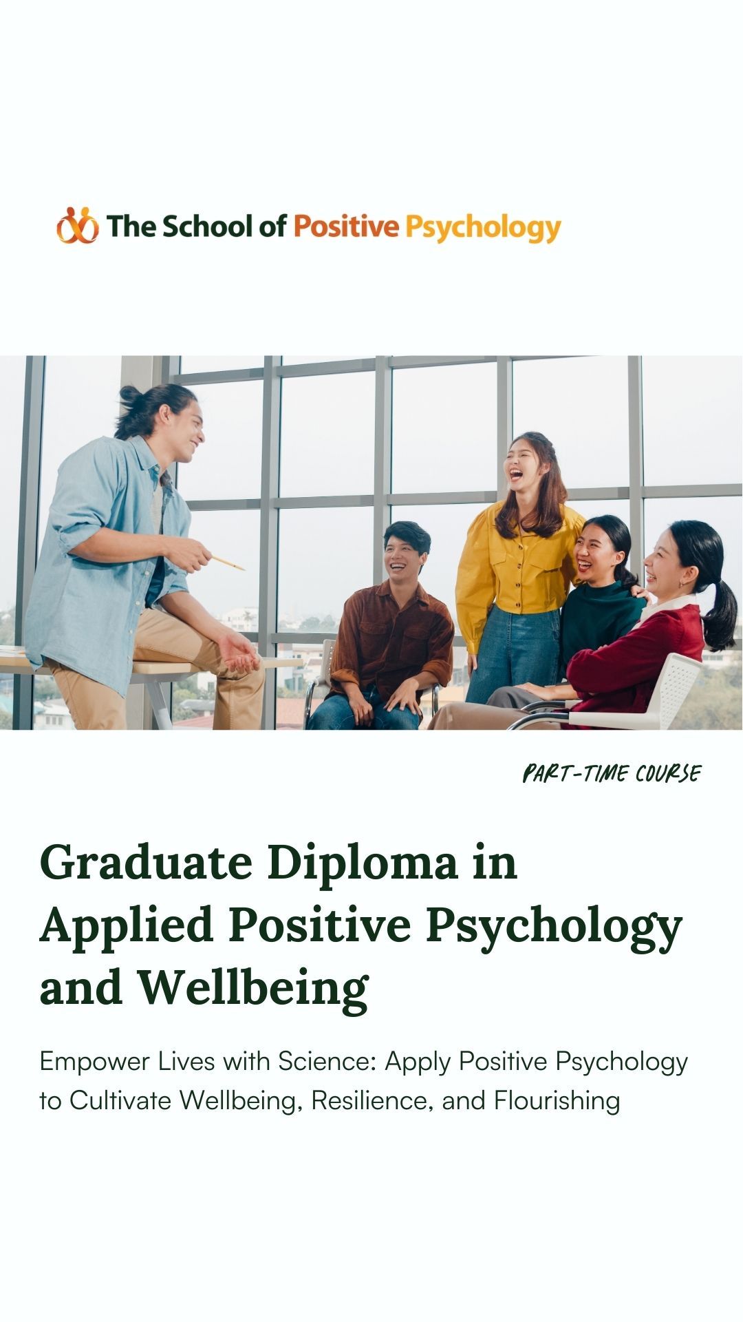 The School of Positive Psychology Facebook ad