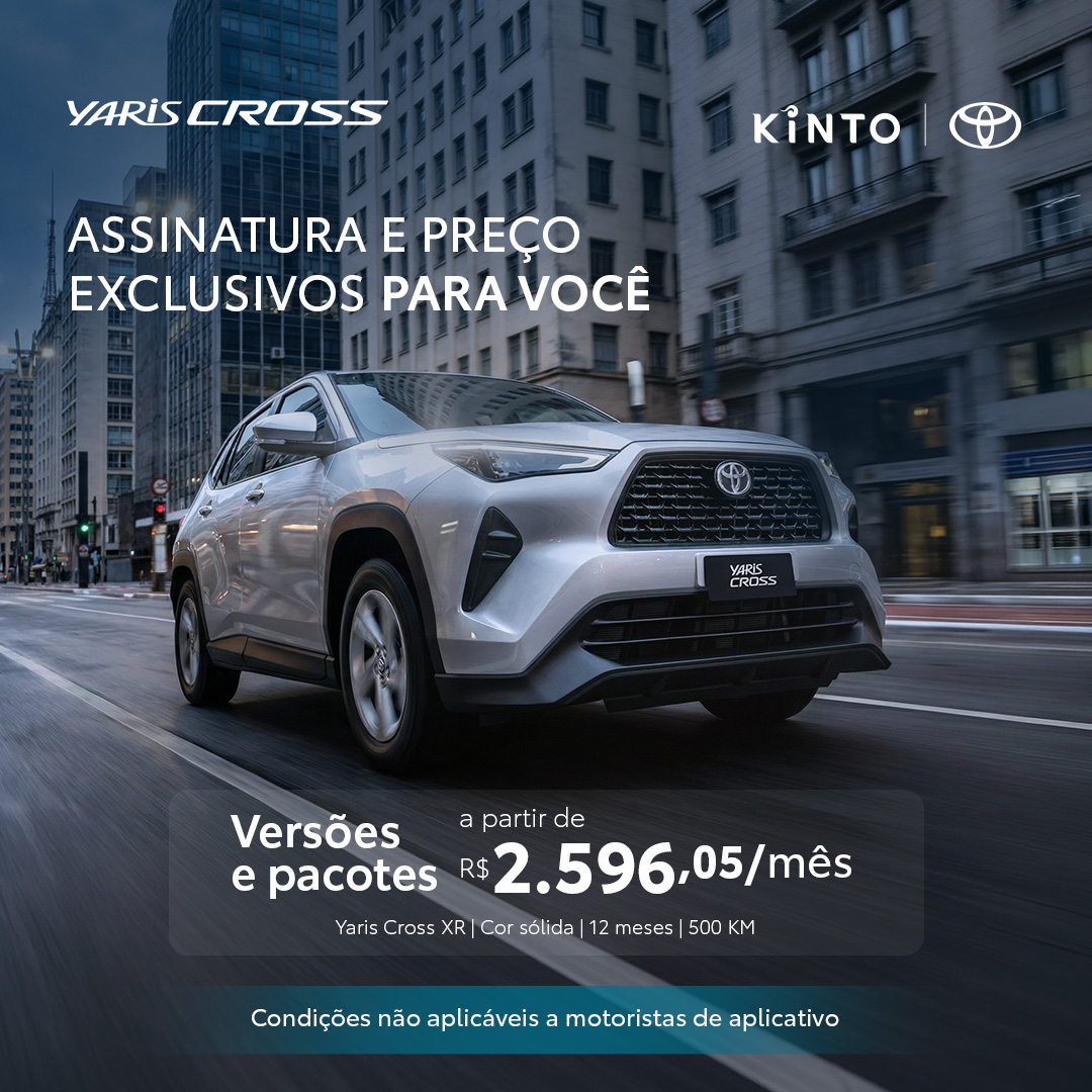 KINTO Brasil Facebook ad from May 15, 2026