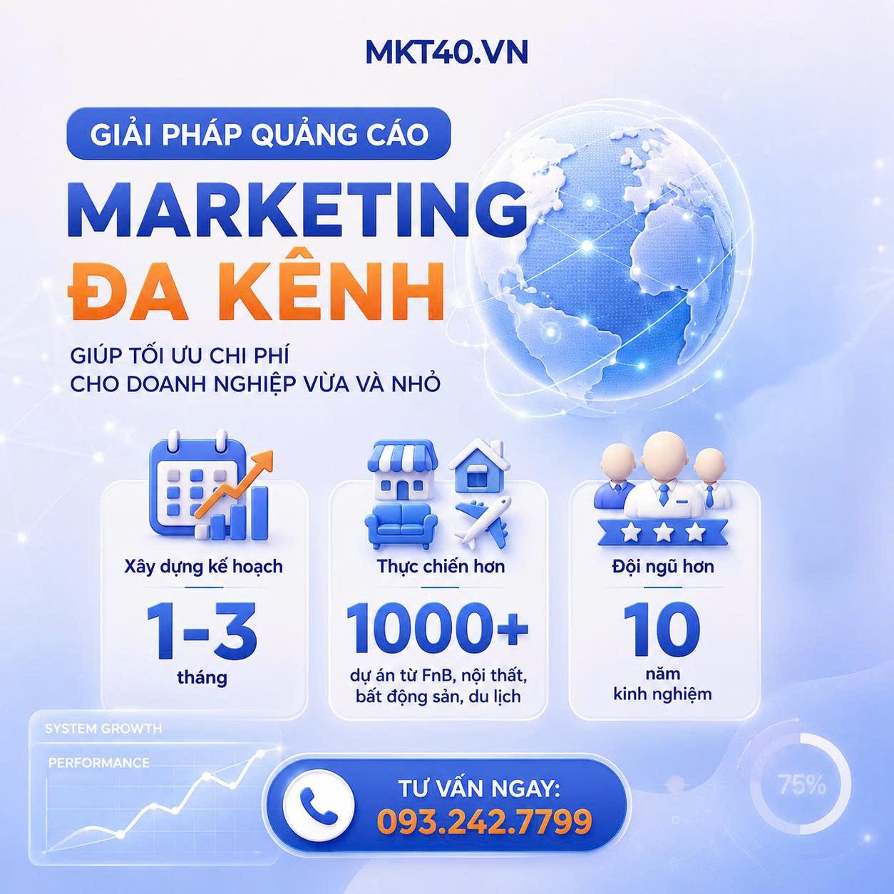 MKT40.vn - Digital Marketing Tổng Thể Facebook ad: MARKETING ONLINE THỰC CHIẾN CHO DOANH NGHIỆP SMEs