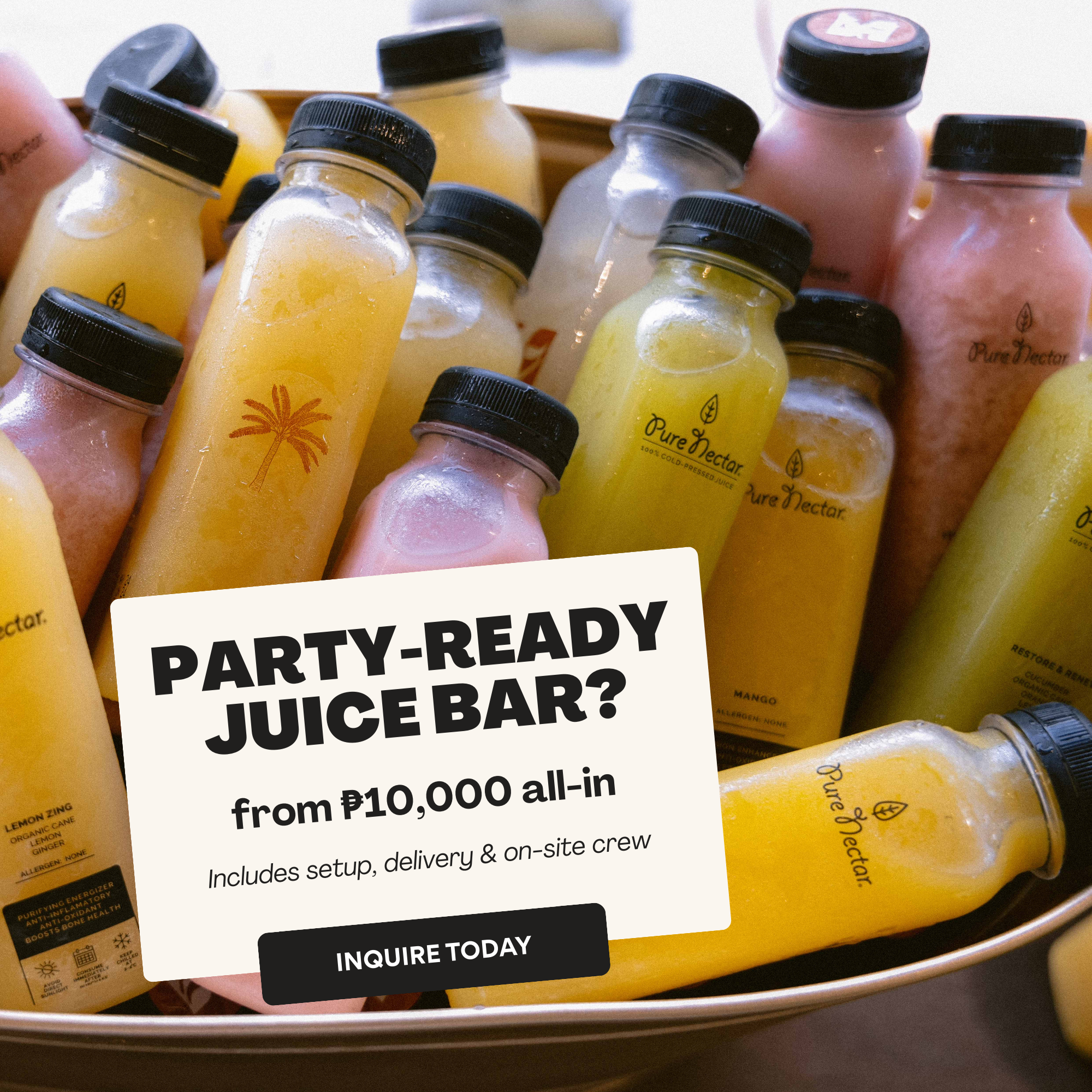 Pure Nectar Facebook ad