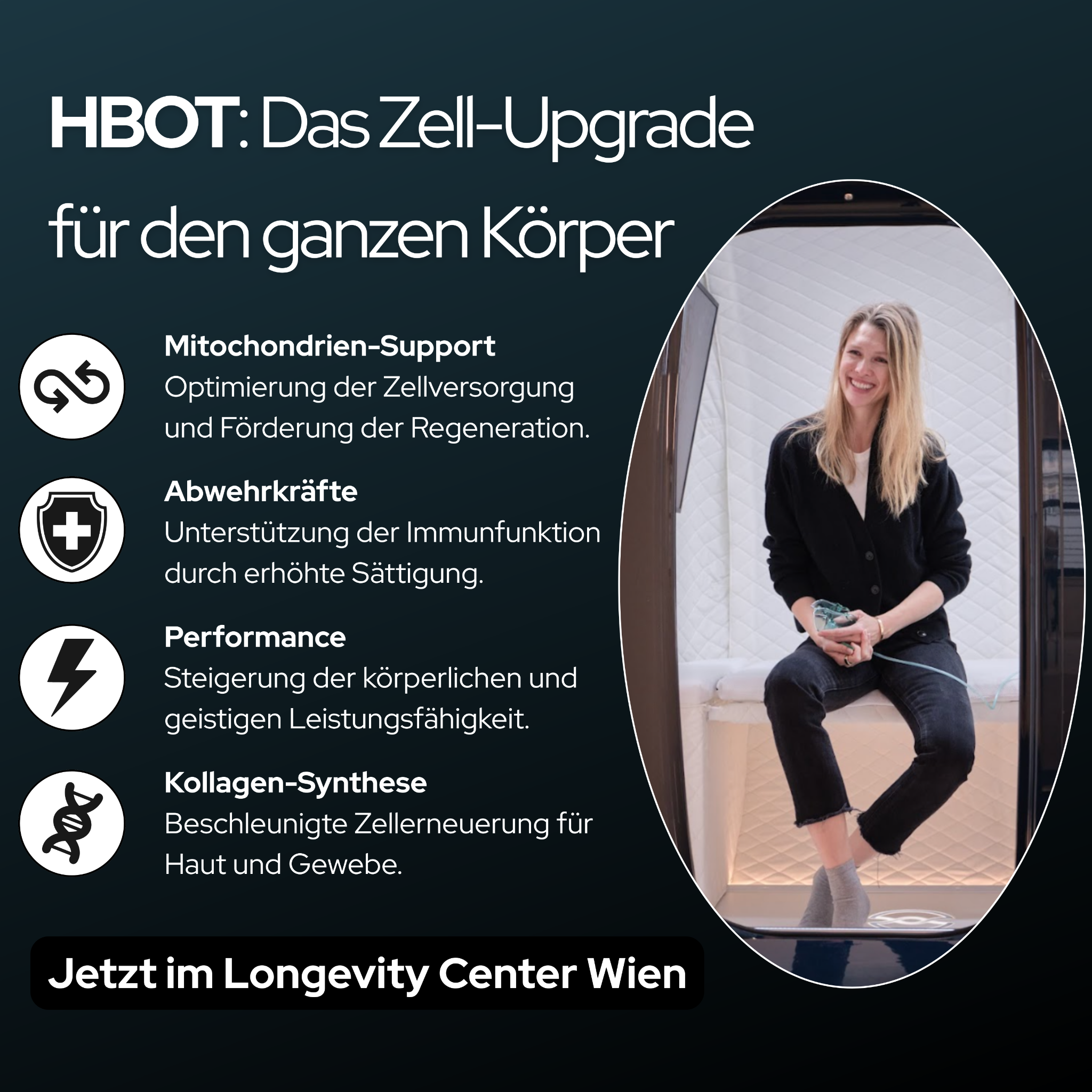 Longevity Center Vienna Facebook ad from Apr 24, 2026
