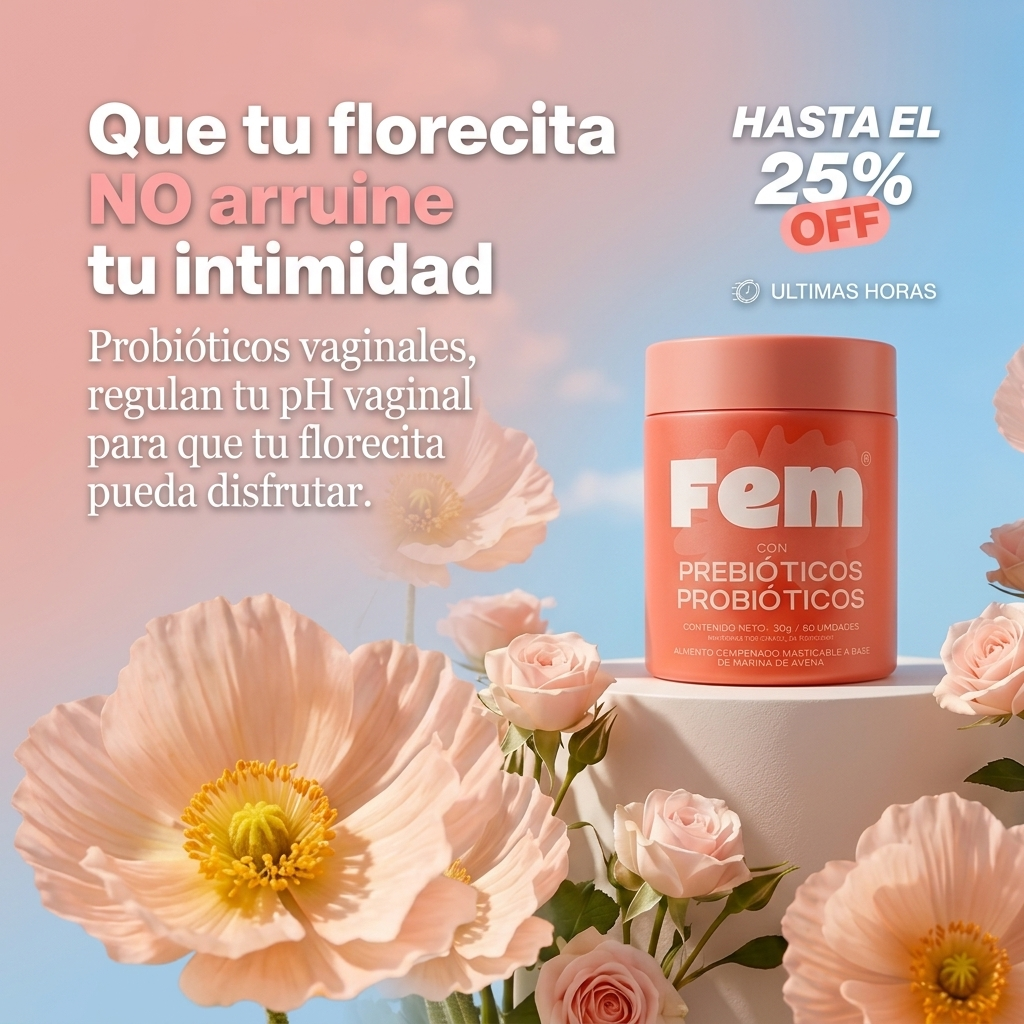 Fem Probiotics Facebook ad