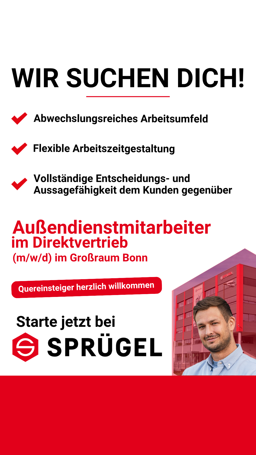 Deine neue Karriere Facebook ad