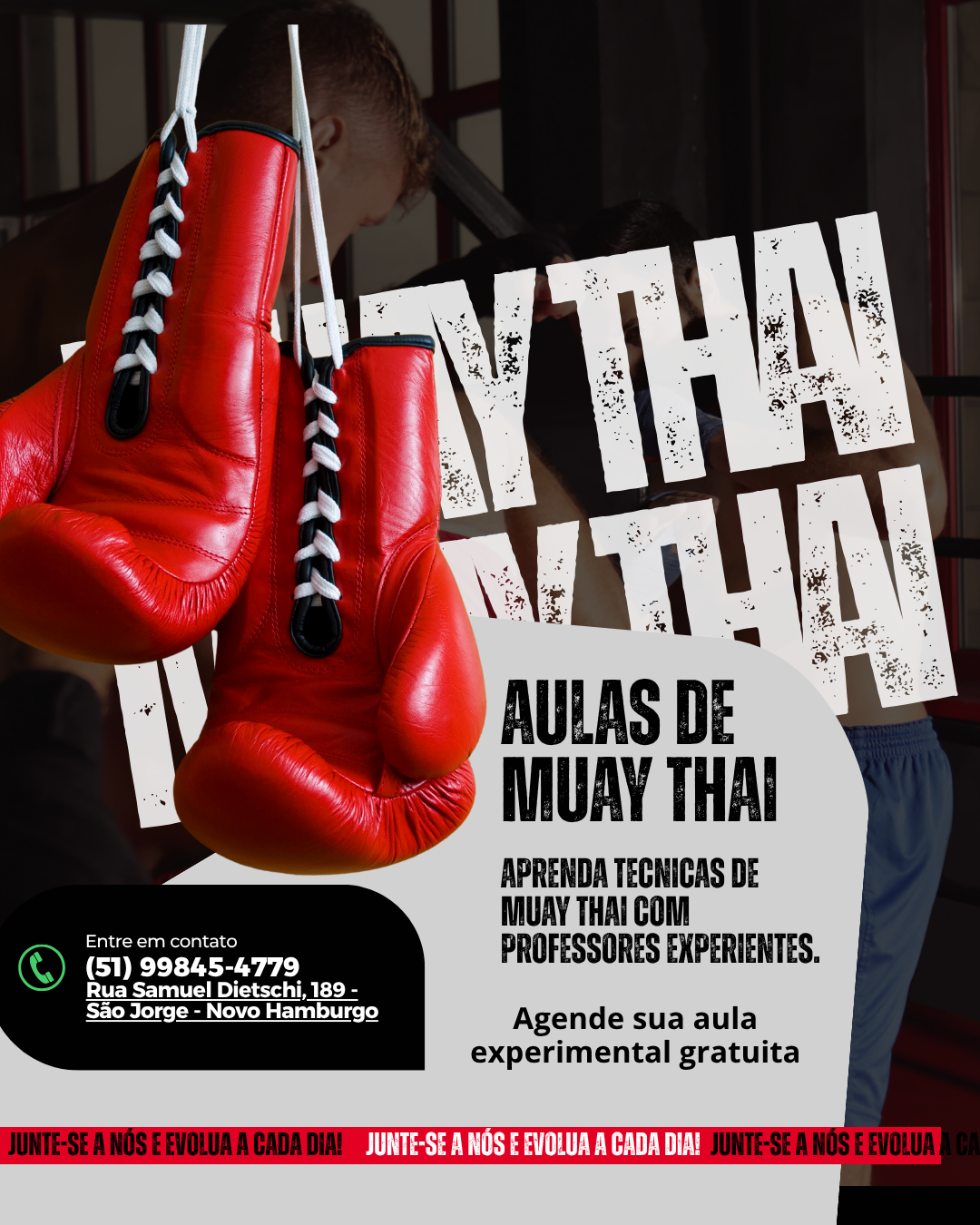 Centro de Treinamento de Artes Marciais Trator Team Facebook ad: Quer aprender a lutar Muay Thai?