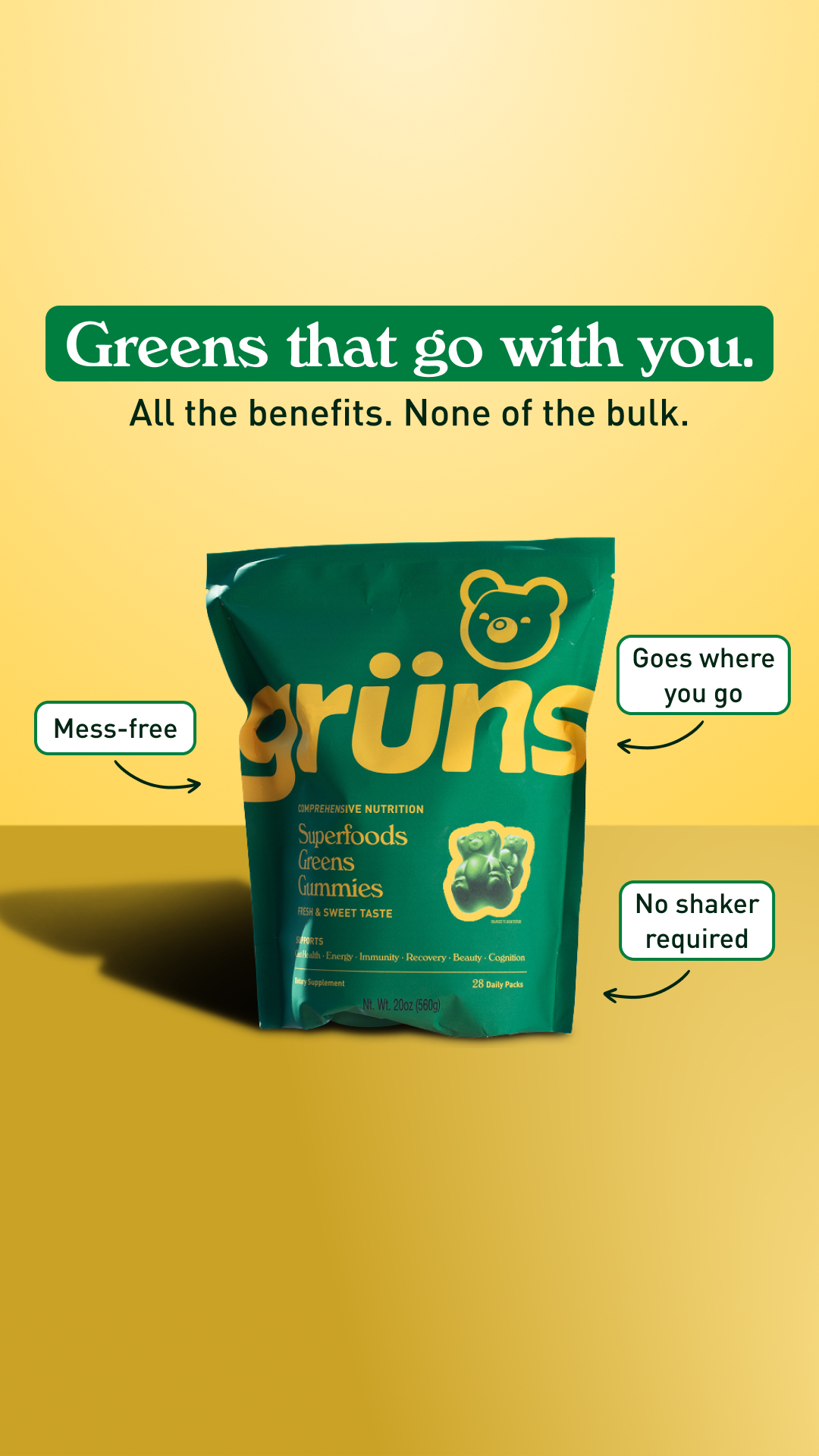 Grüns Facebook ad