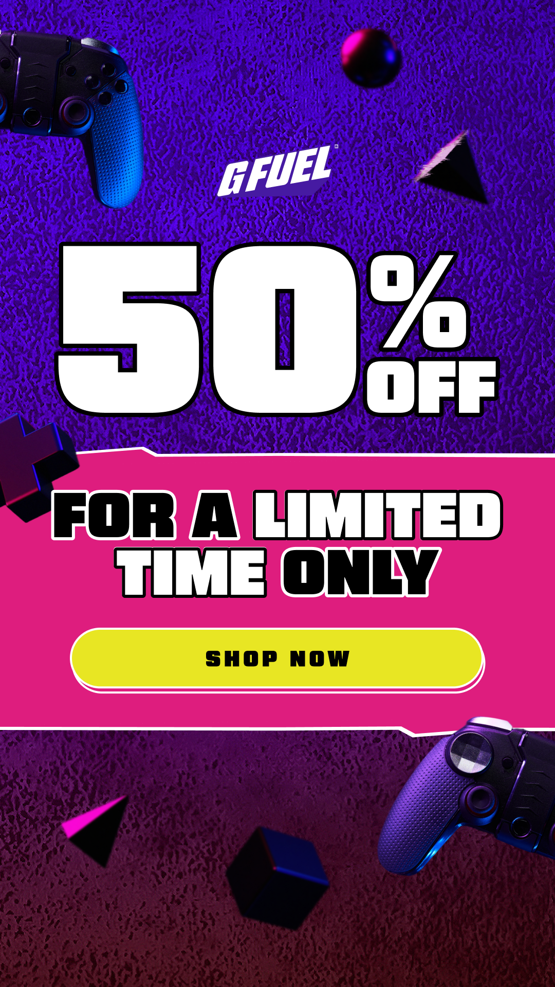 G FUEL Facebook ad