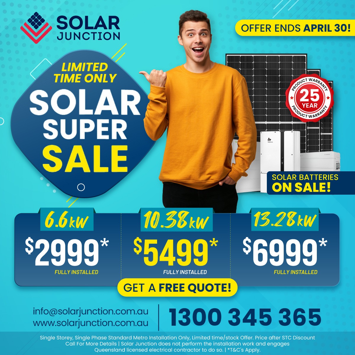 Solar Junction Facebook ad