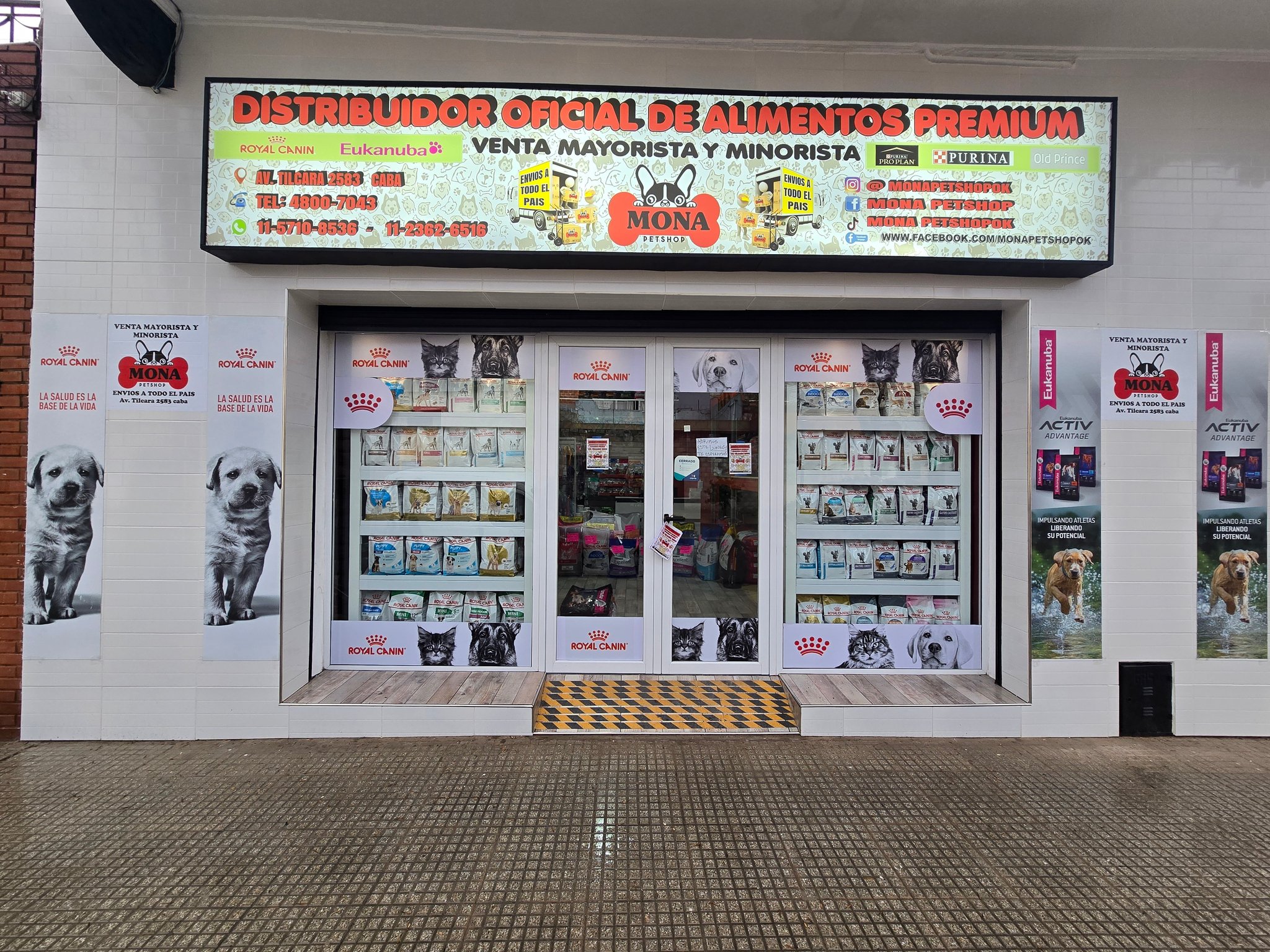 Mona Pet Shop Facebook ad: SOMOS MONA PET SHOP & DISTRIBUIDORA.
