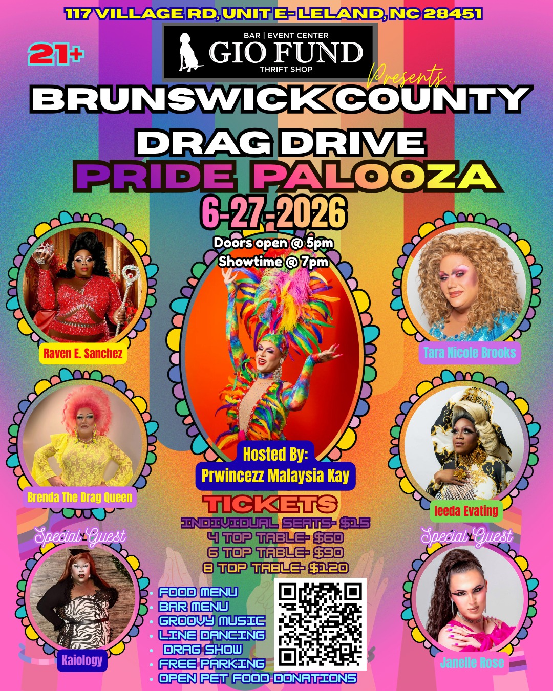 Gio Fund Facebook ad: Brunswick County Drag Drive (Over 21)