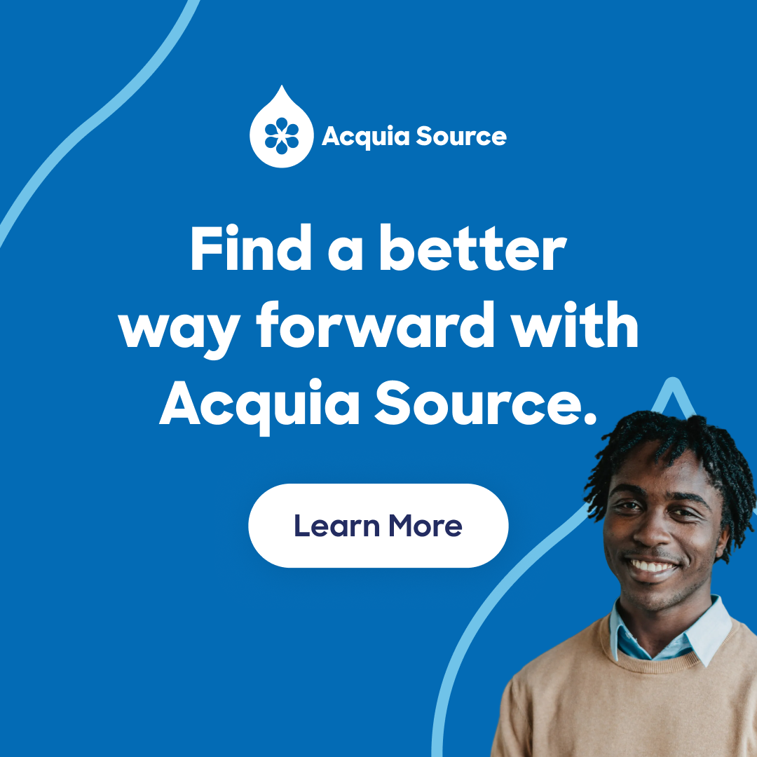 Acquia Facebook ad