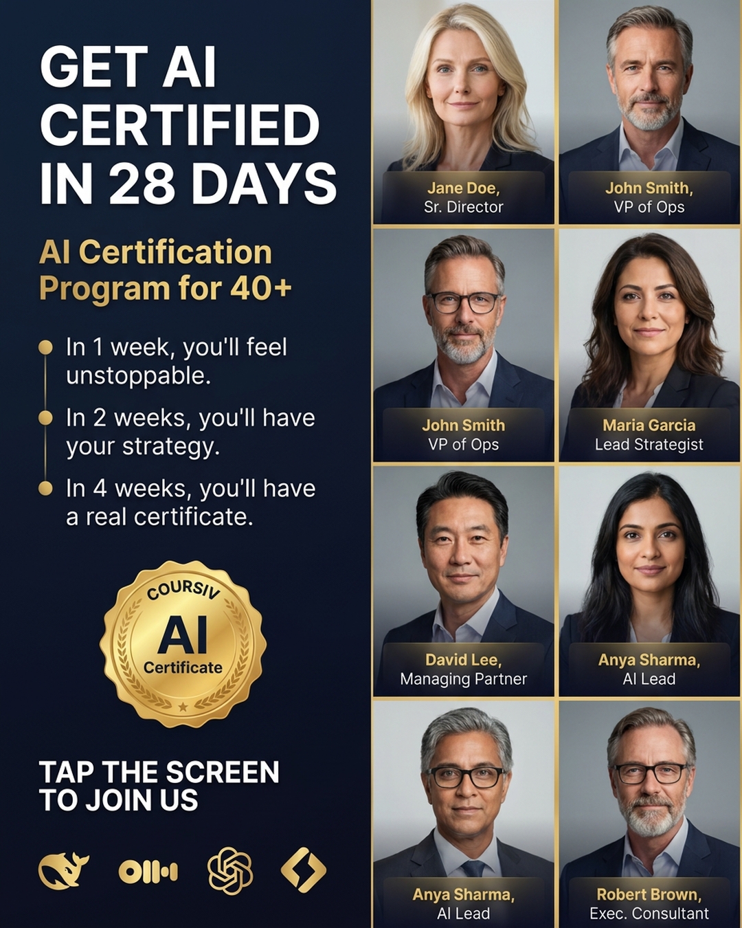 AI Weekly Facebook ad