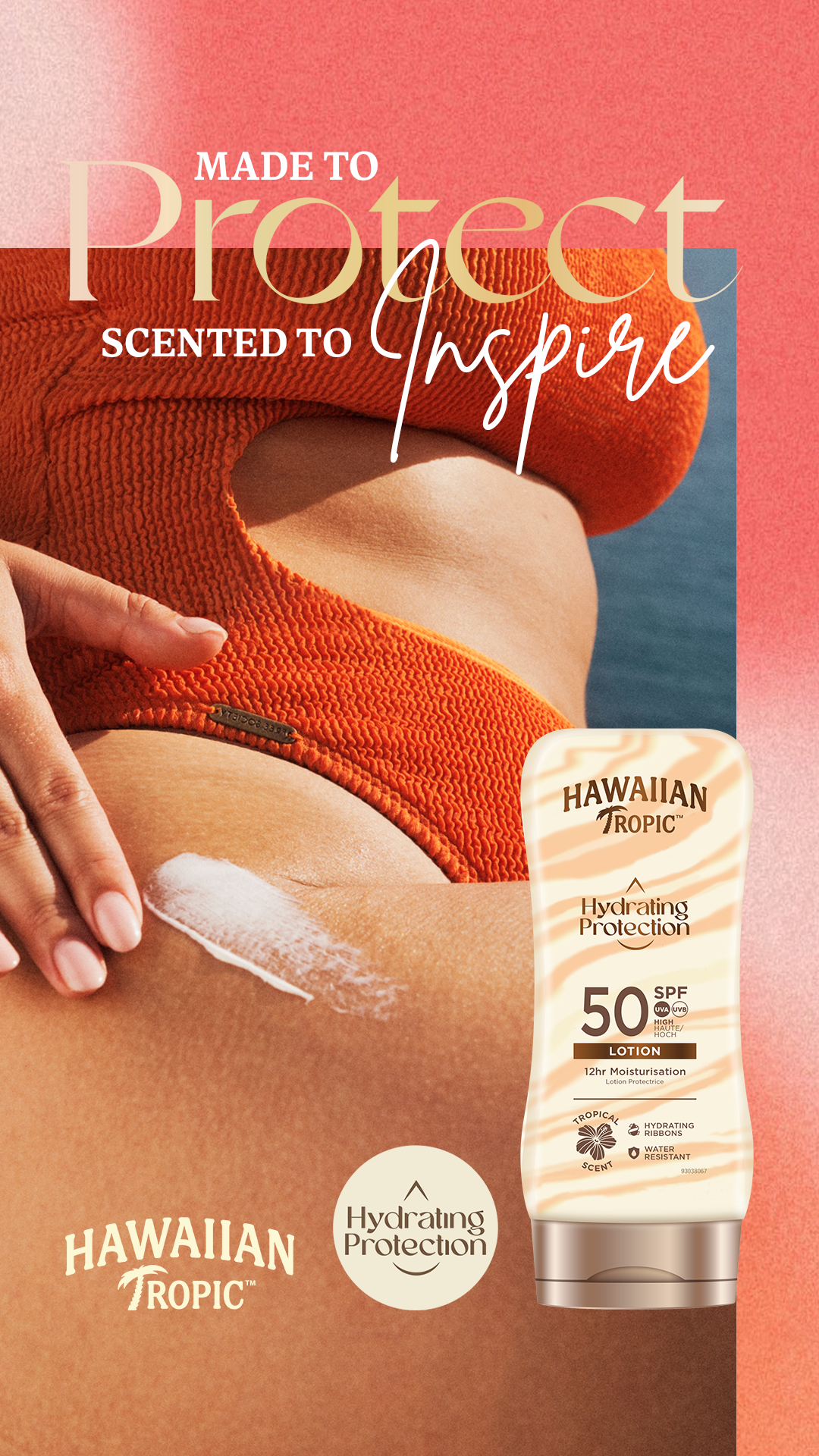 Hawaiian Tropic Europe Facebook ad