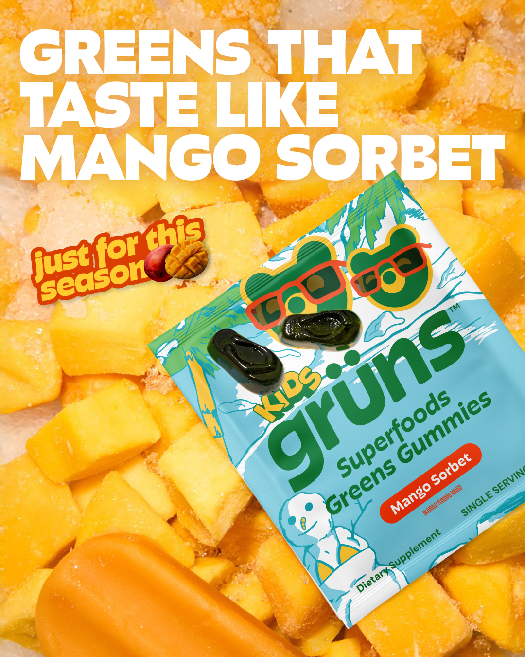 Grüns Kids Facebook ad