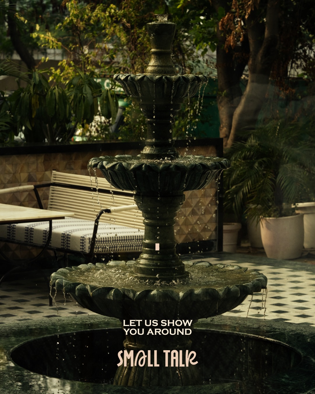 Small Talk India Facebook ad: We took look up quite literally.