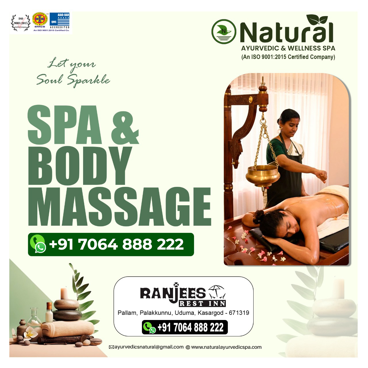 Natural Ayurvedic & Wellness Spa Facebook ad