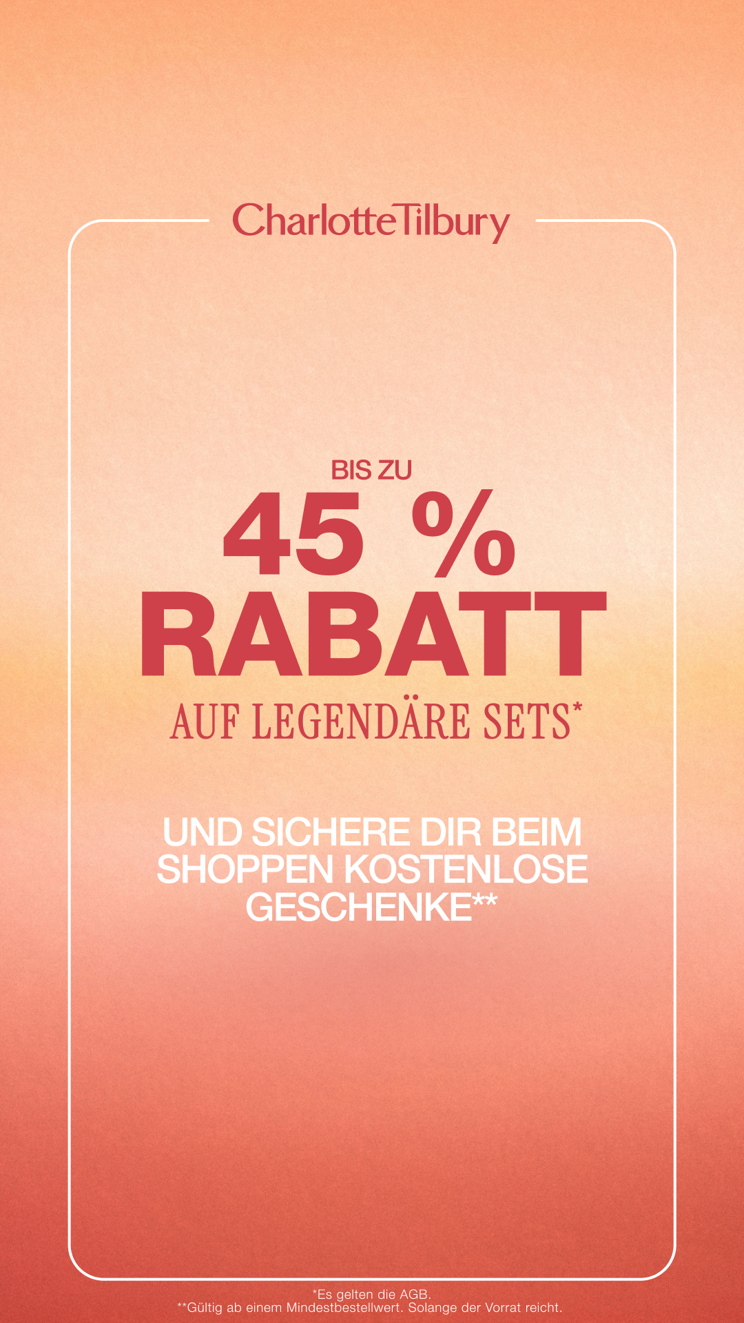 Charlotte Tilbury Facebook ad