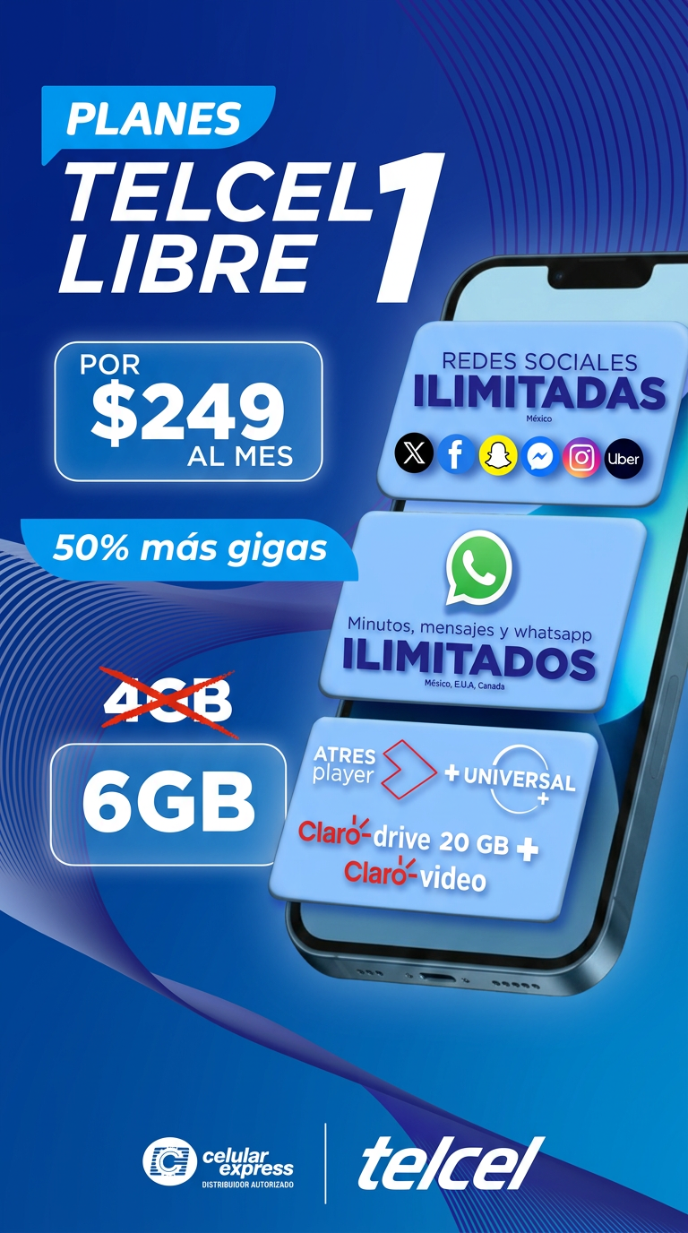 Planes Telcel Libre Facebook ad: Contrata aqui