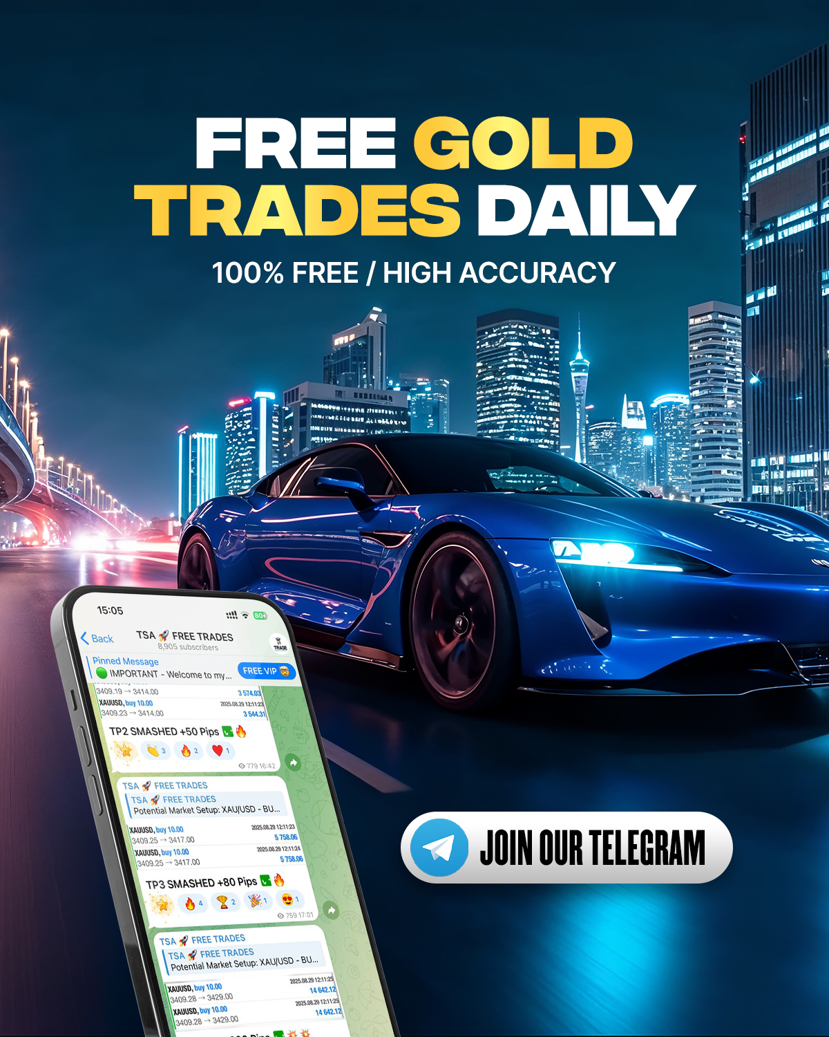TSA Facebook ad: Free Trading Community