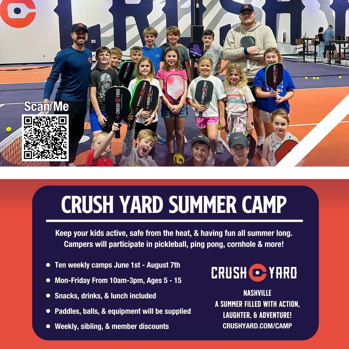Crush Yard Nashville Facebook ad from Jun 16, 2026
